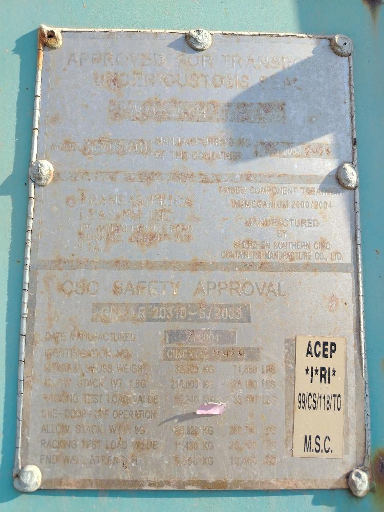 Морской контейнер TRLU6847983