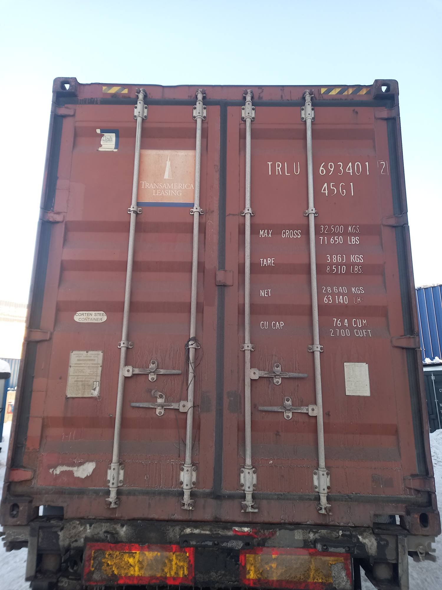 Морской контейнер TRLU6934012