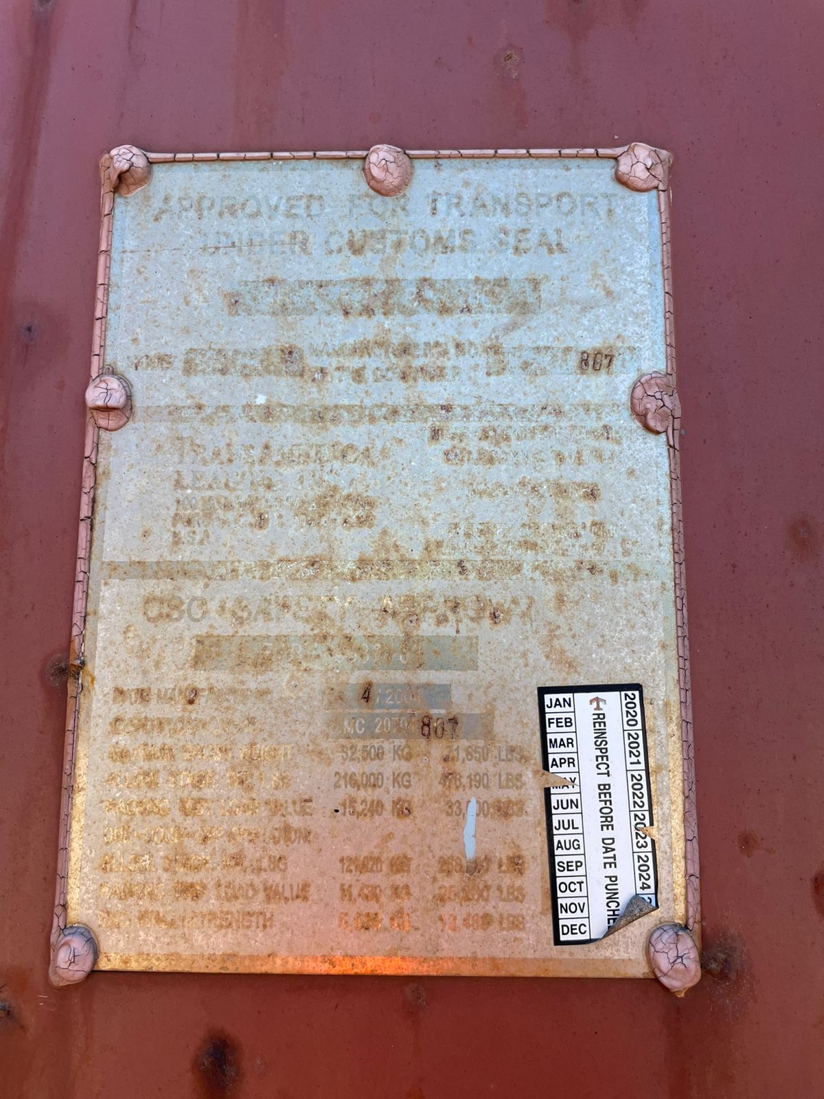 Морской контейнер TRLU6944767