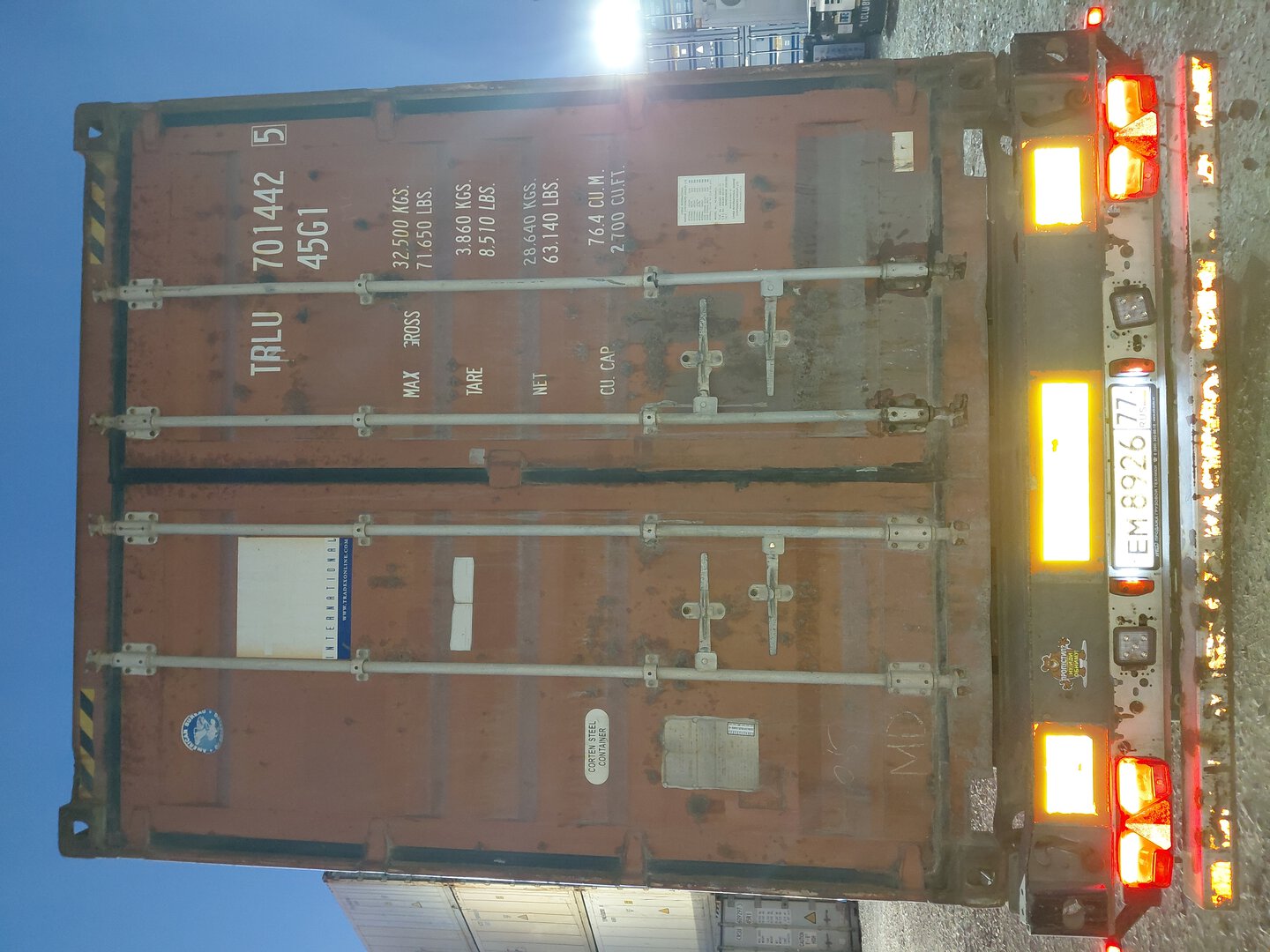 Морской контейнер TRLU7014425