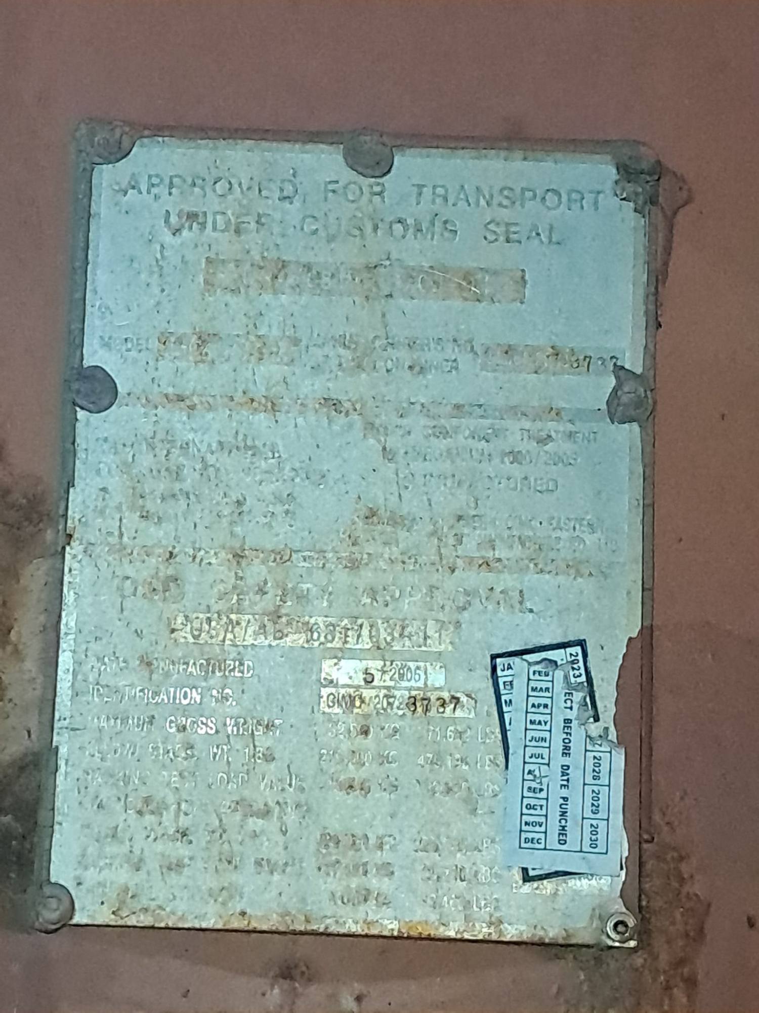 Морской контейнер TRLU7015740