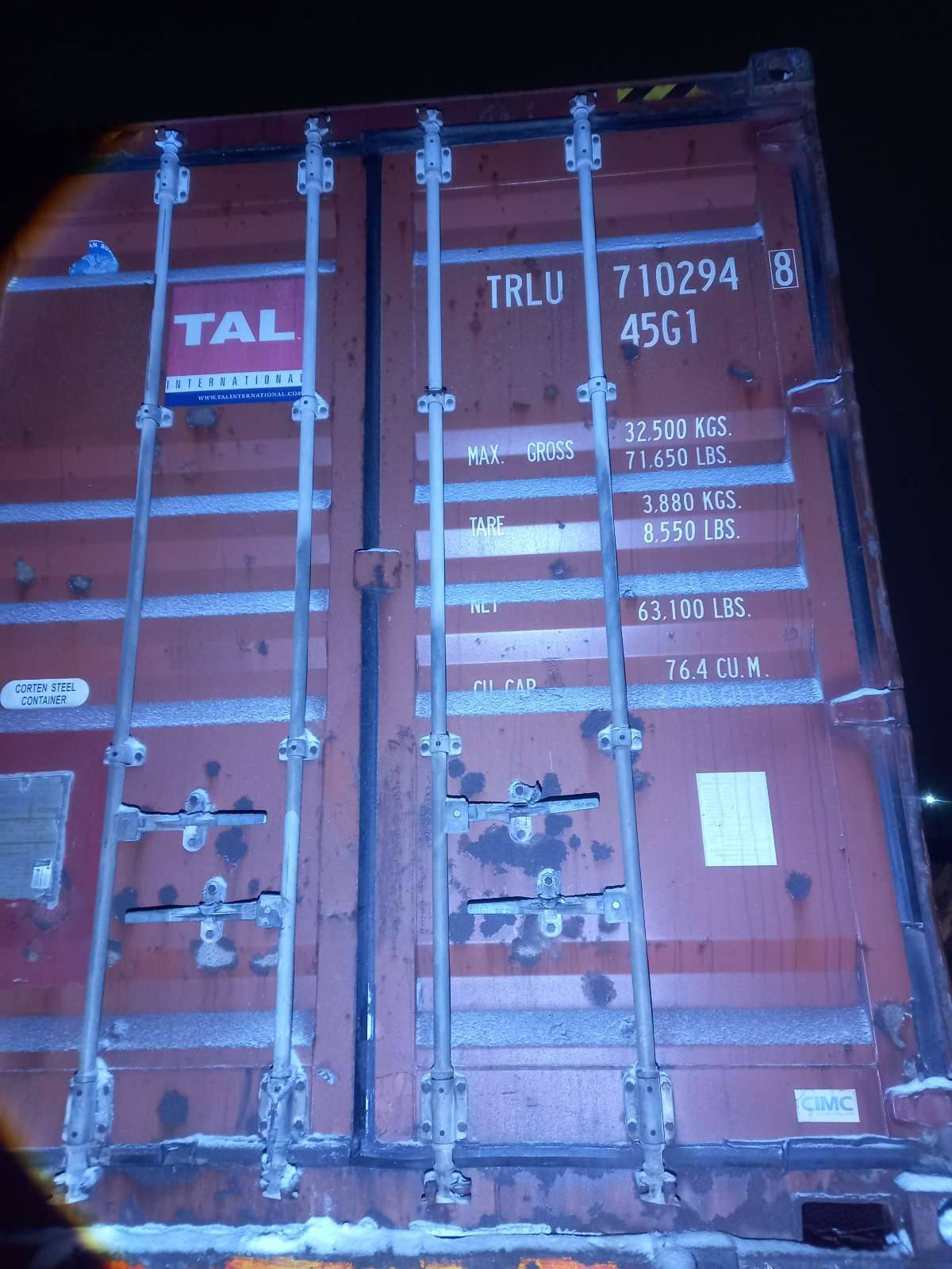 Морской контейнер TRLU7102948