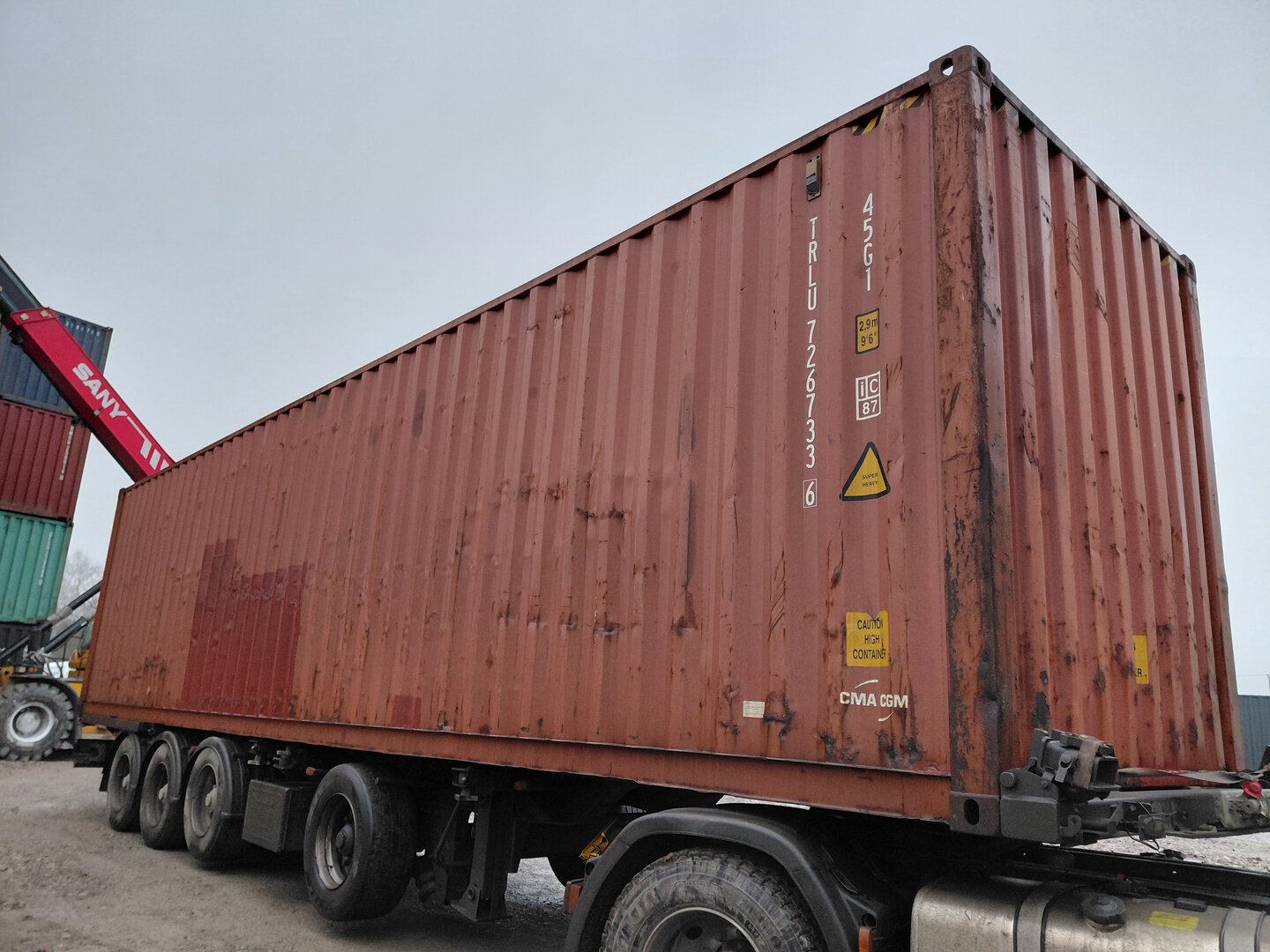 Морской контейнер TRLU7267336