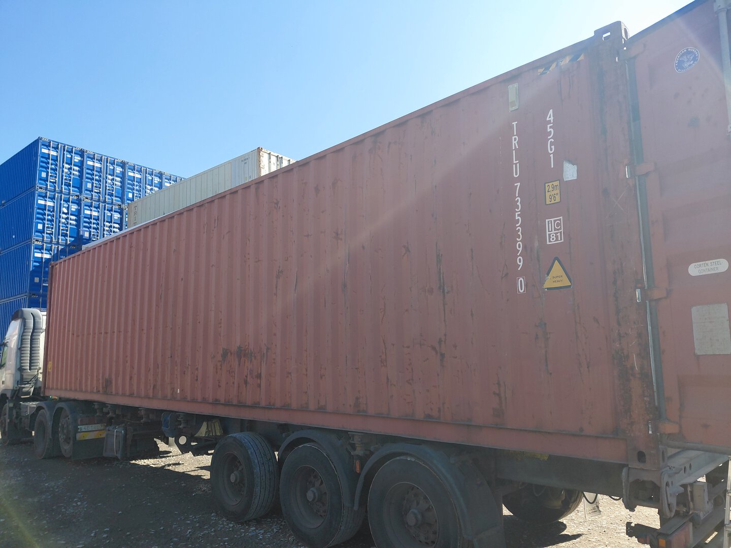Морской контейнер TRLU7353990