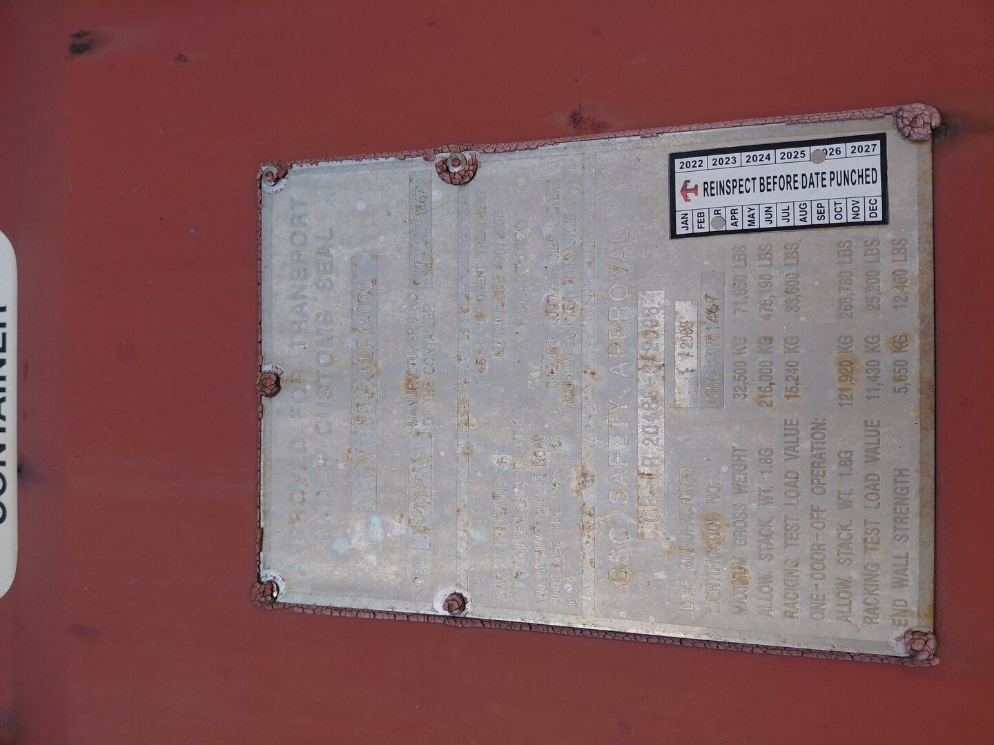 Морской контейнер TRLU7605290