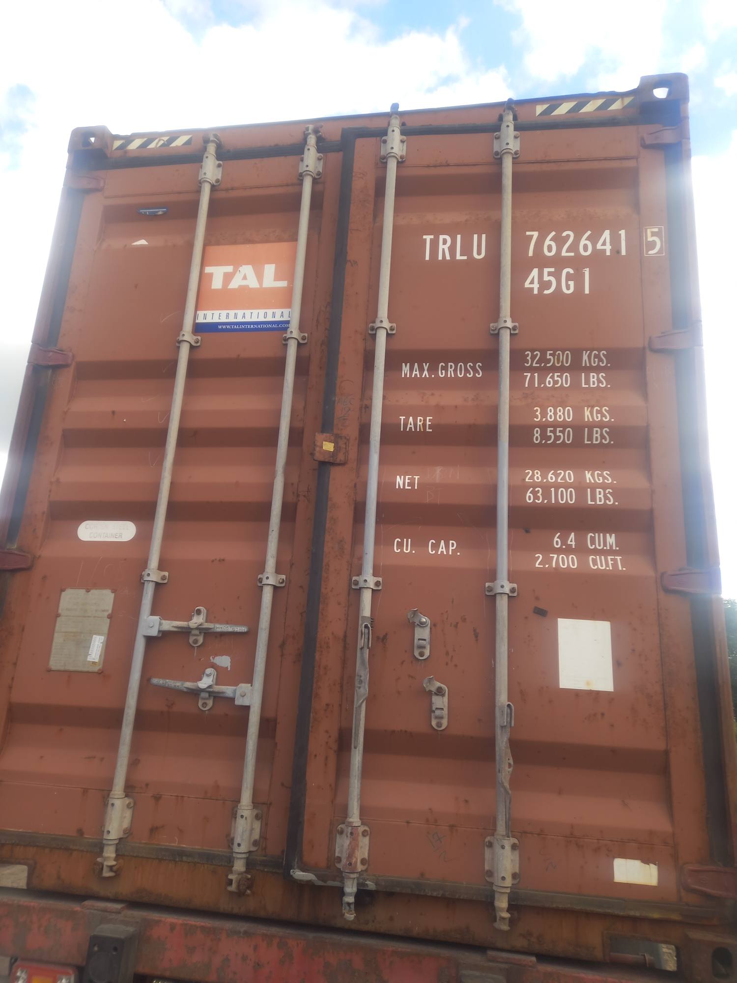 Морской контейнер TRLU7626415