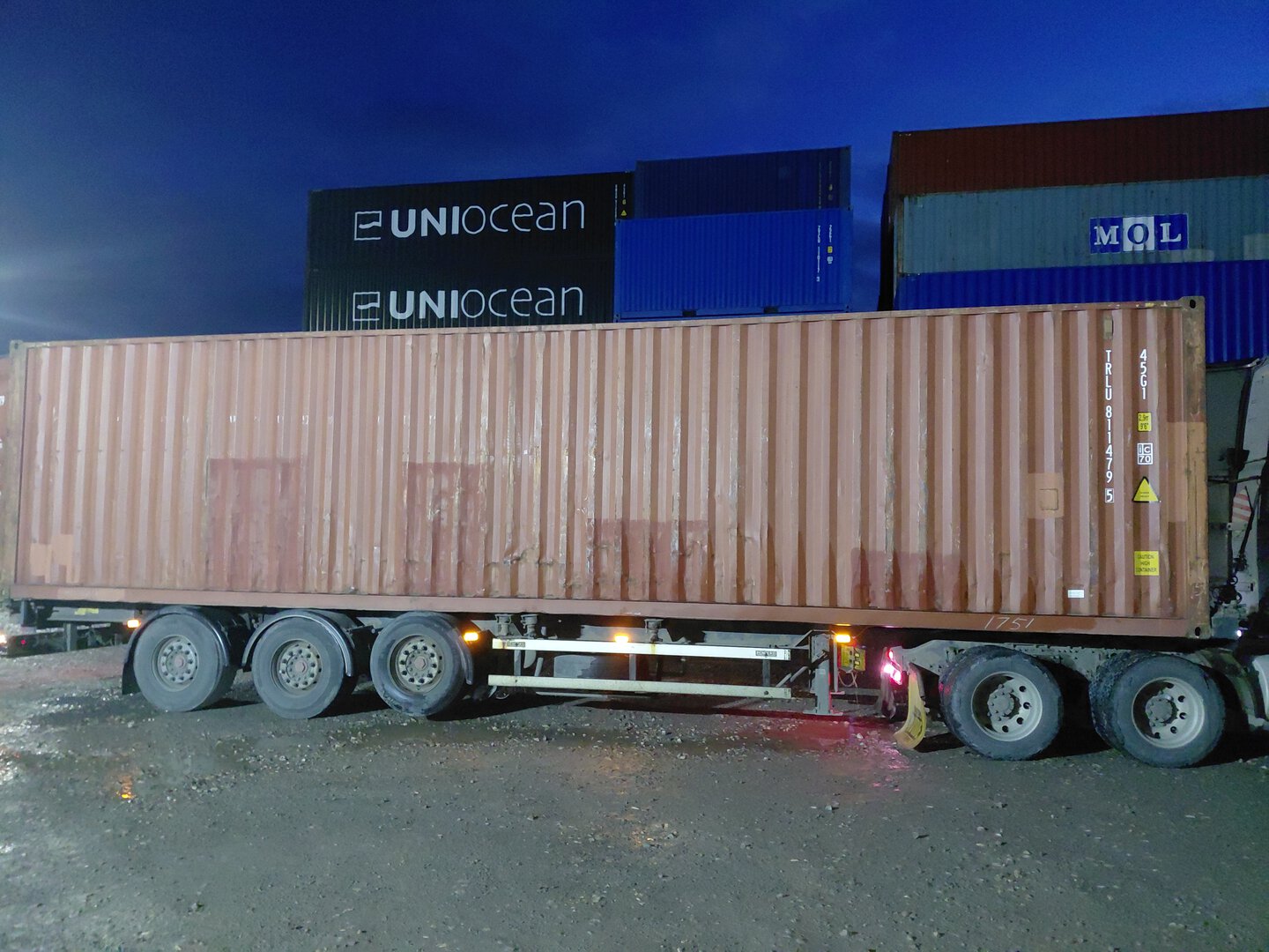 Морской контейнер TRLU8114795