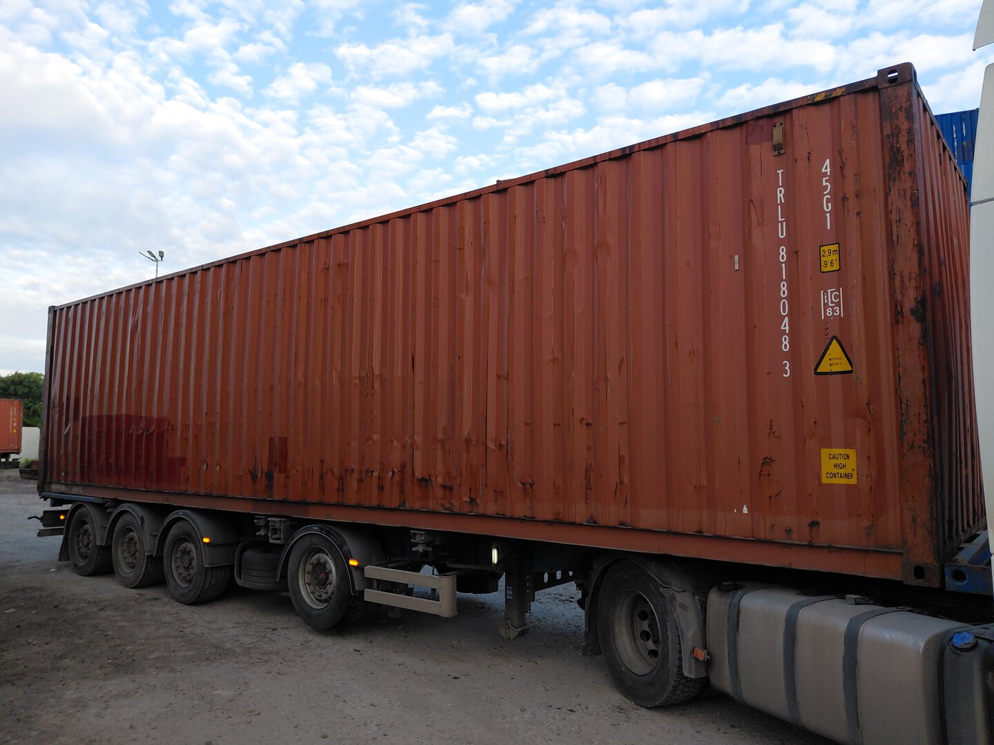 Морской контейнер TRLU8180483