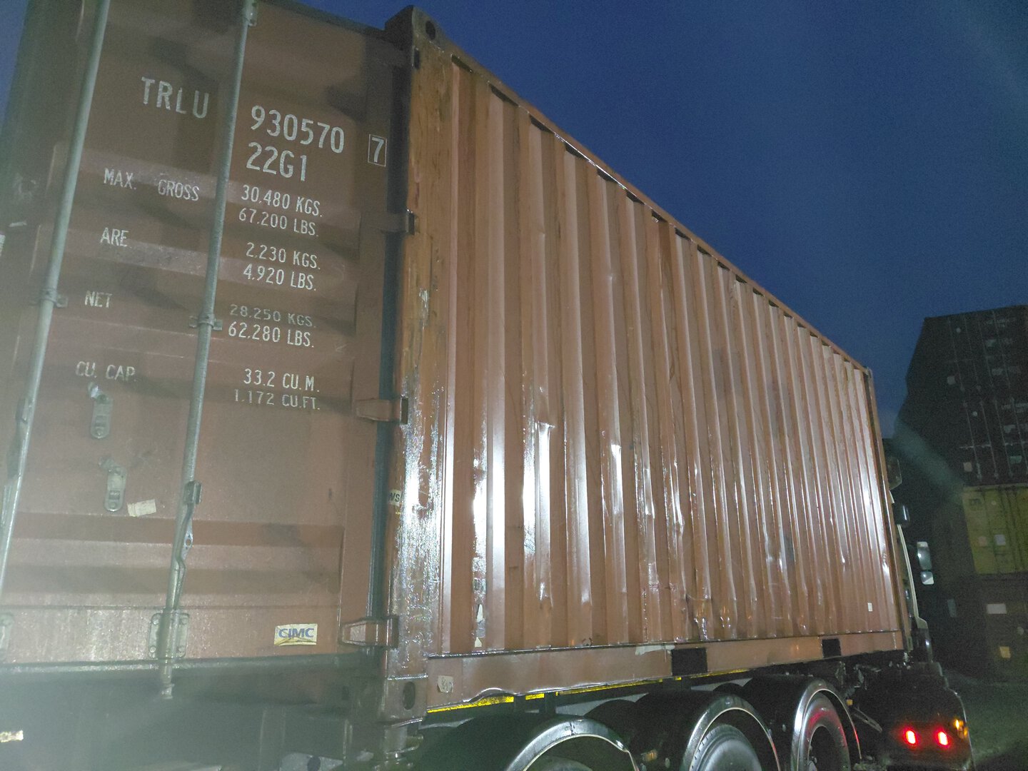 Морской контейнер TRLU9305707