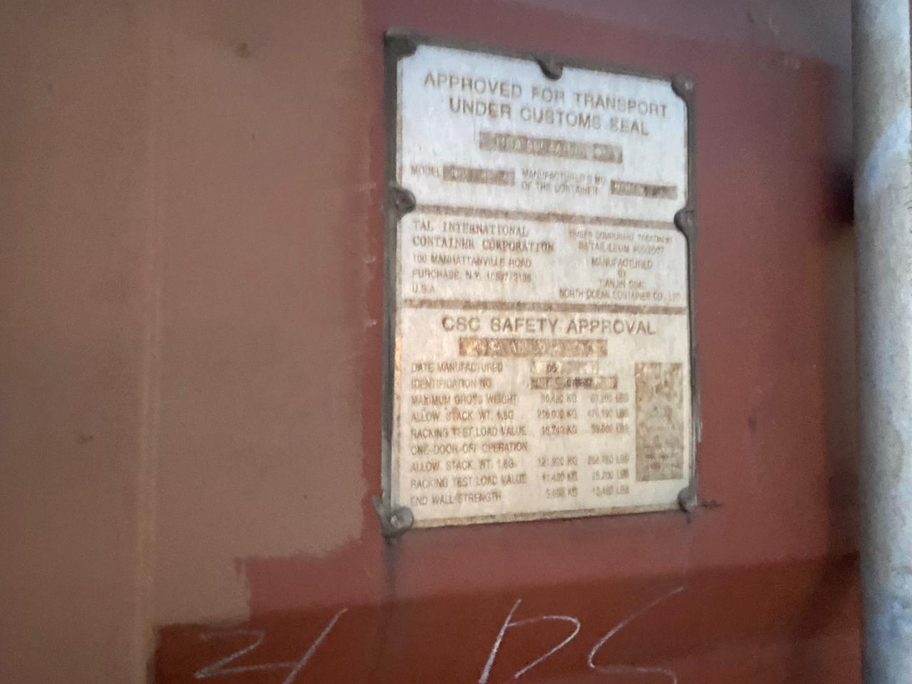 Морской контейнер TRLU9380953