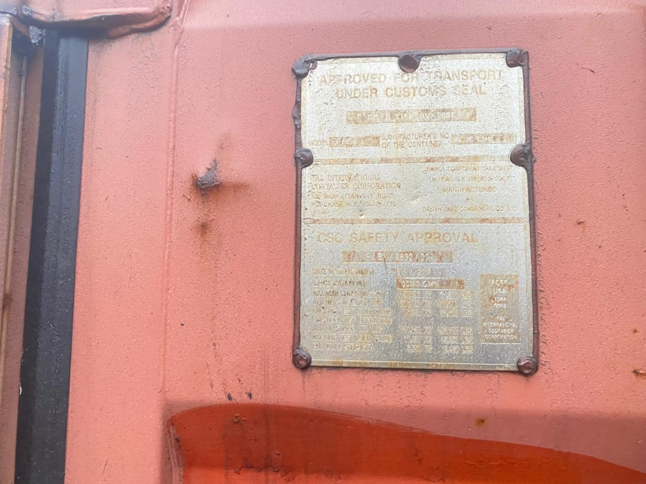 Морской контейнер TRLU9384244