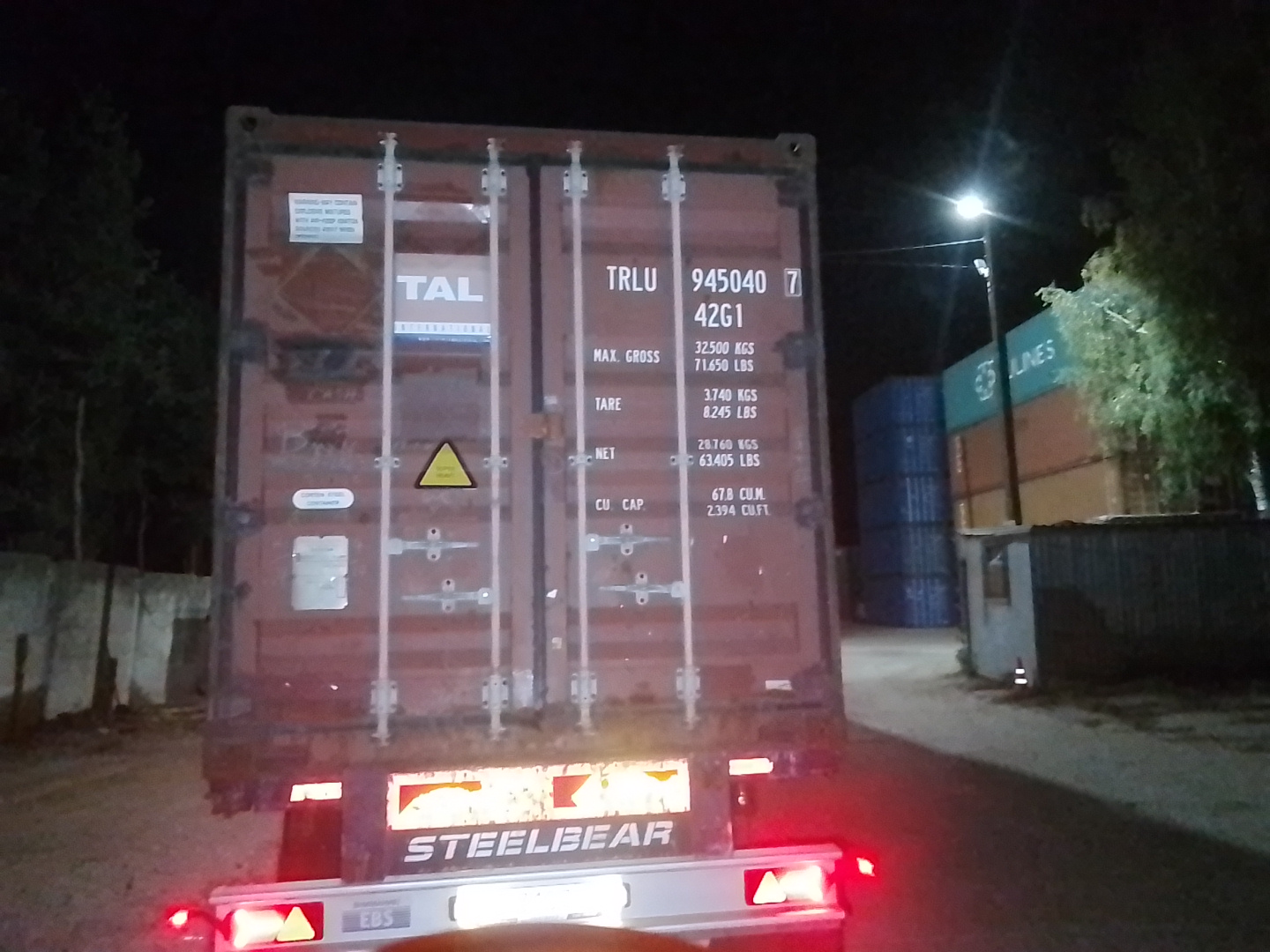 Морской контейнер TRLU9450407