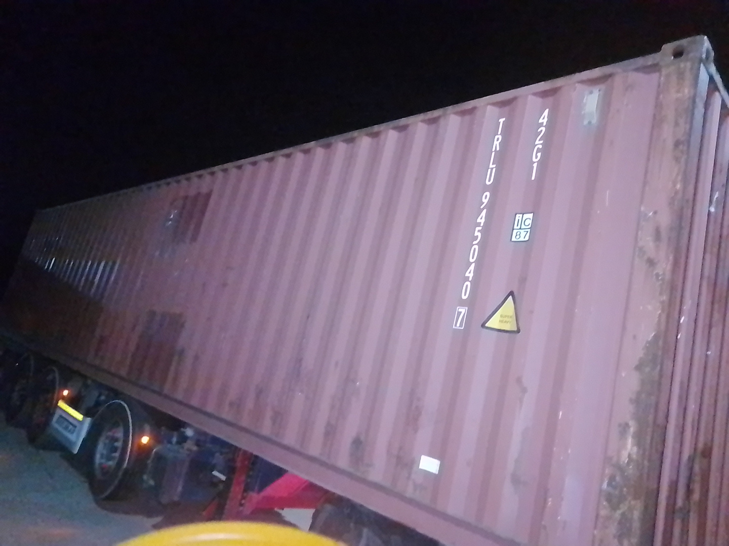 Морской контейнер TRLU9450407