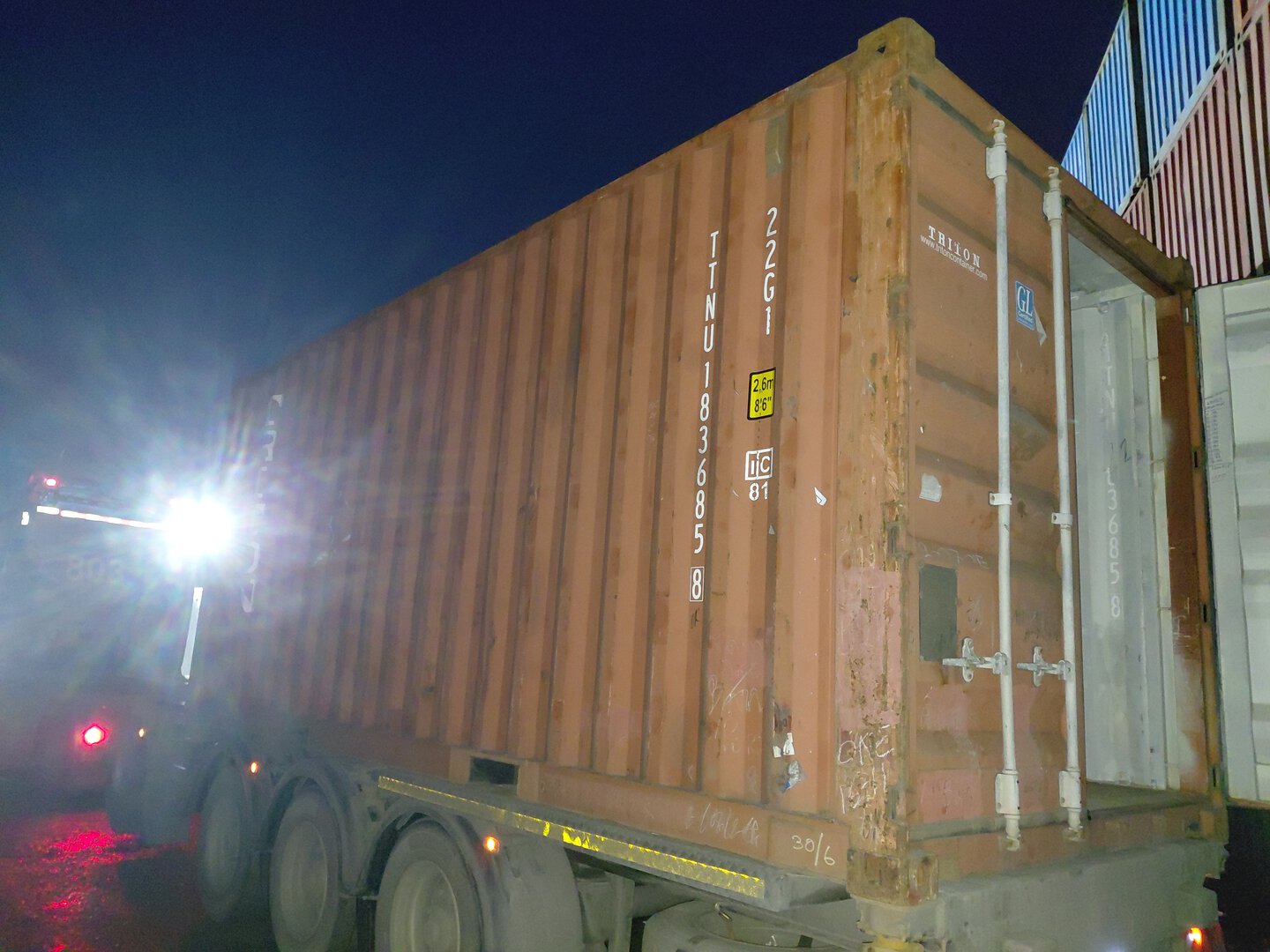 Морской контейнер TTNU1836858