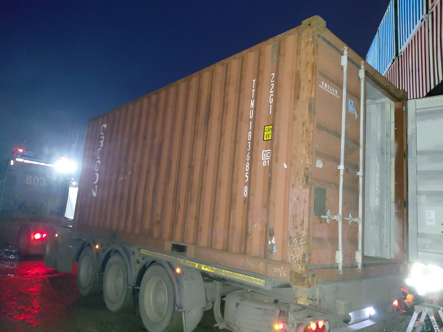 Морской контейнер TTNU1836858