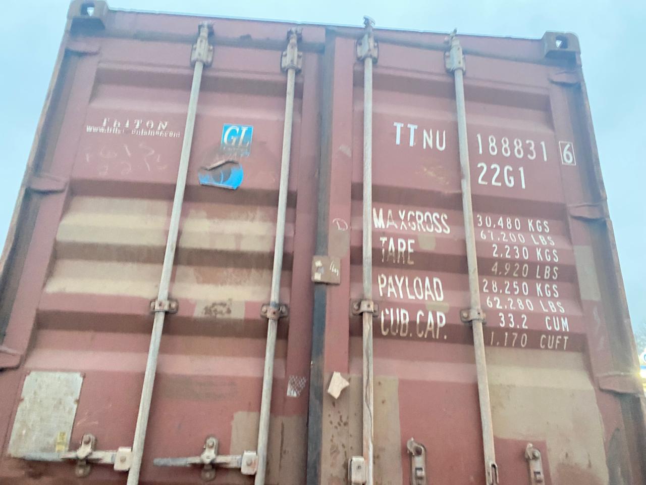 Морской контейнер TTNU1888316