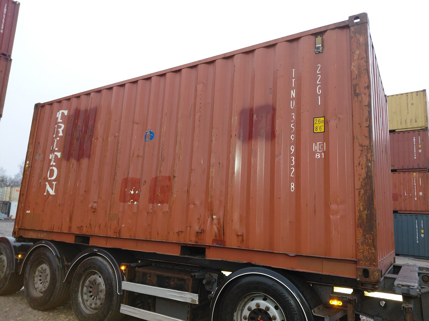 Морской контейнер TTNU3599328