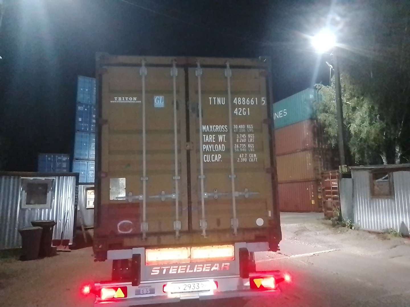 Морской контейнер TTNU4886615