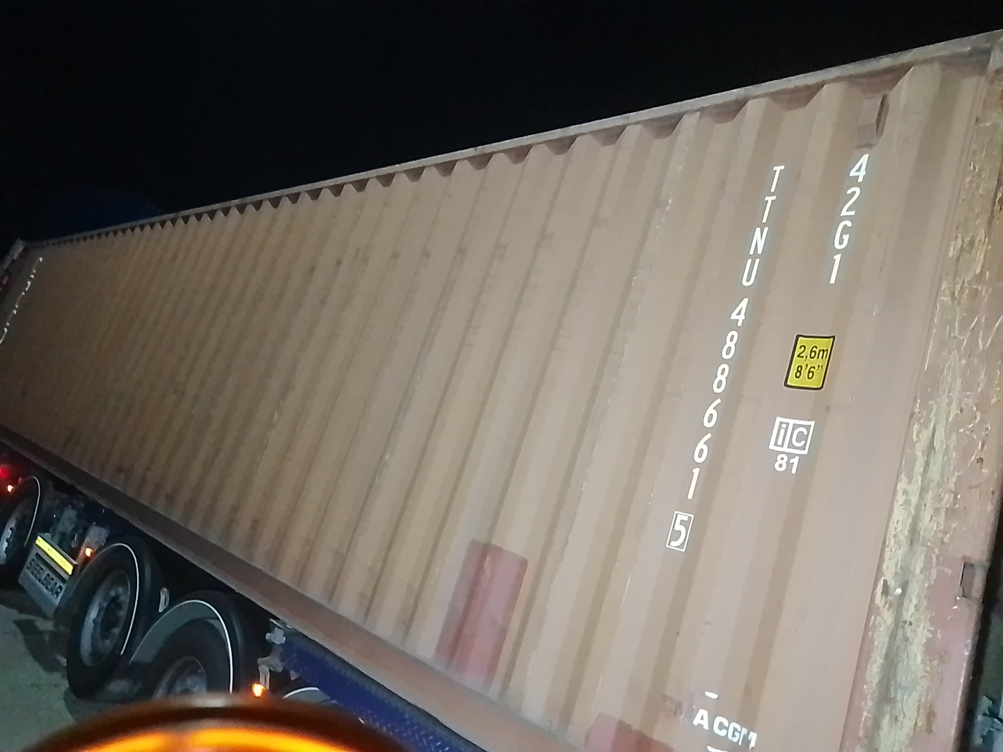 Морской контейнер TTNU4886615