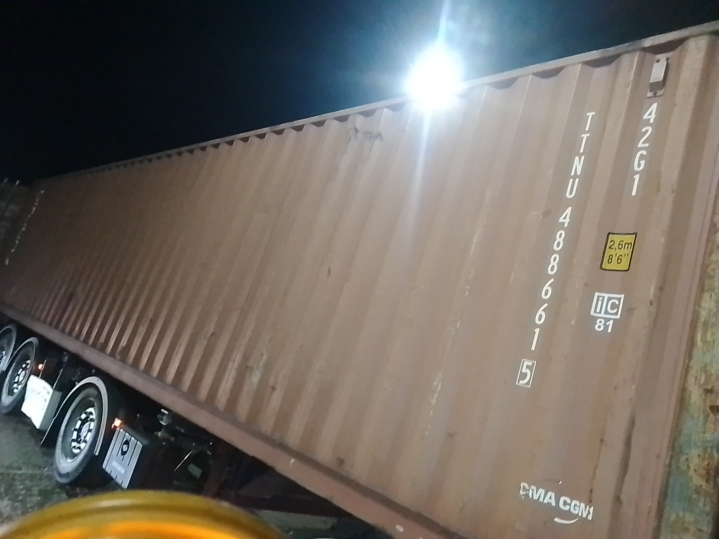 Морской контейнер TTNU4886615