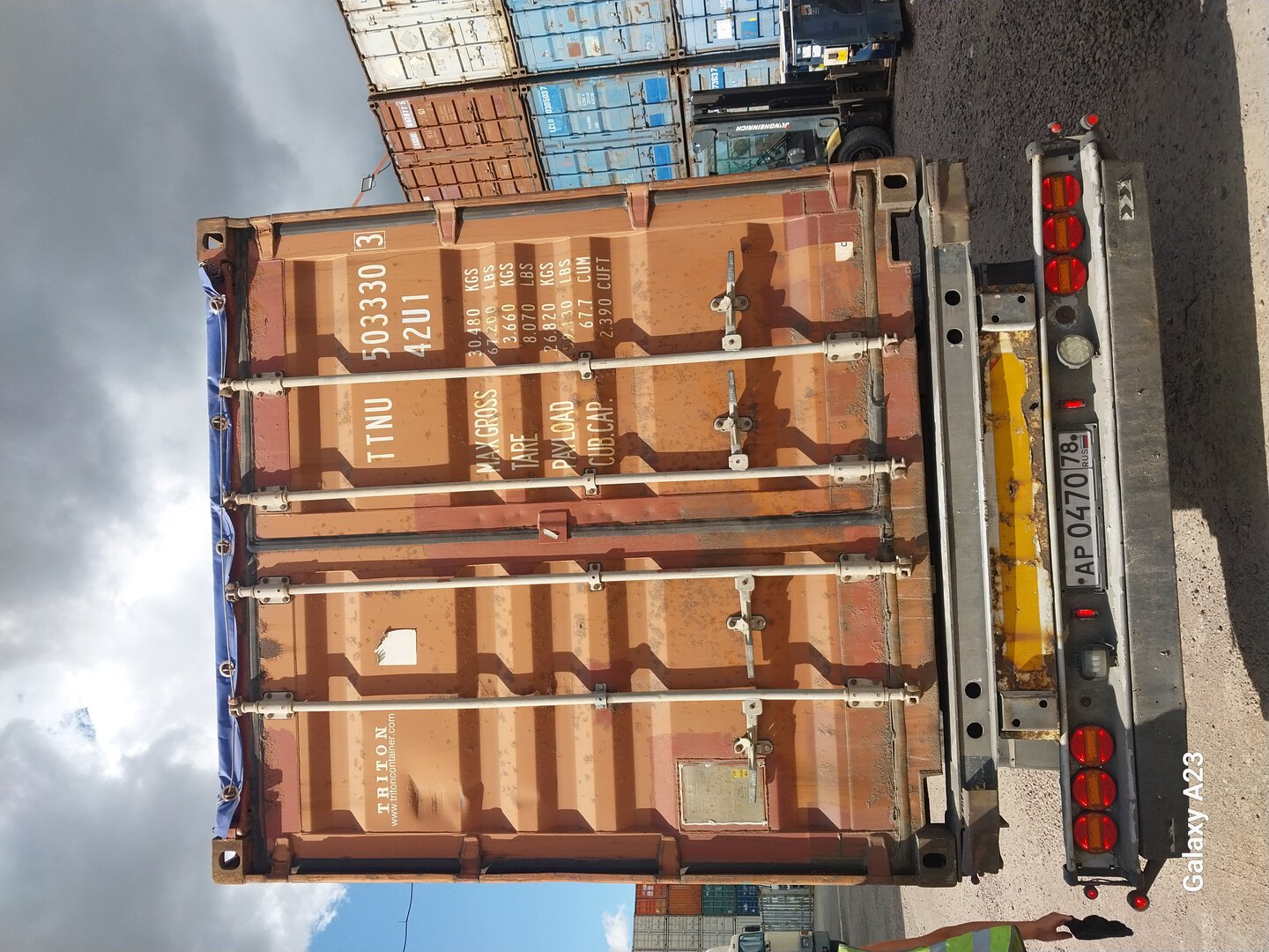 Морской контейнер TTNU5033303