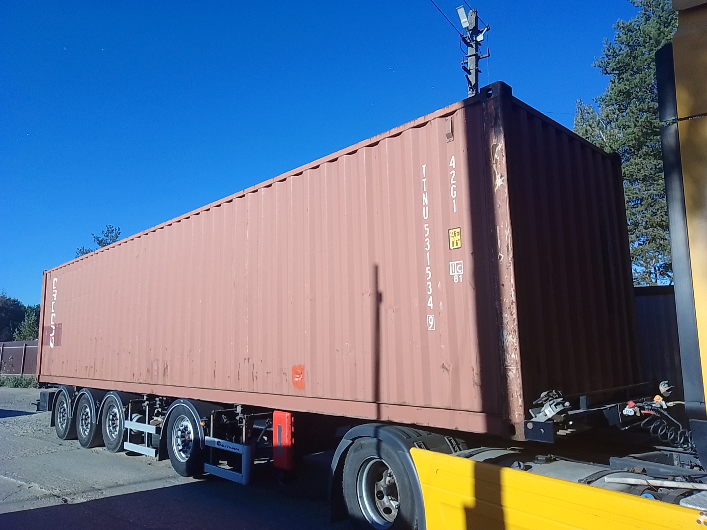 Морской контейнер TTNU5315349