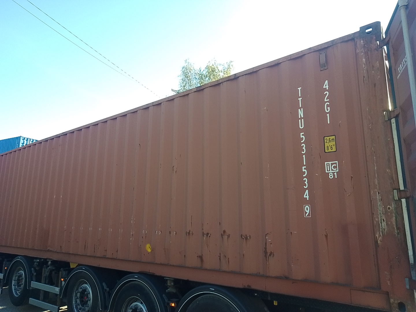 Морской контейнер TTNU5315349