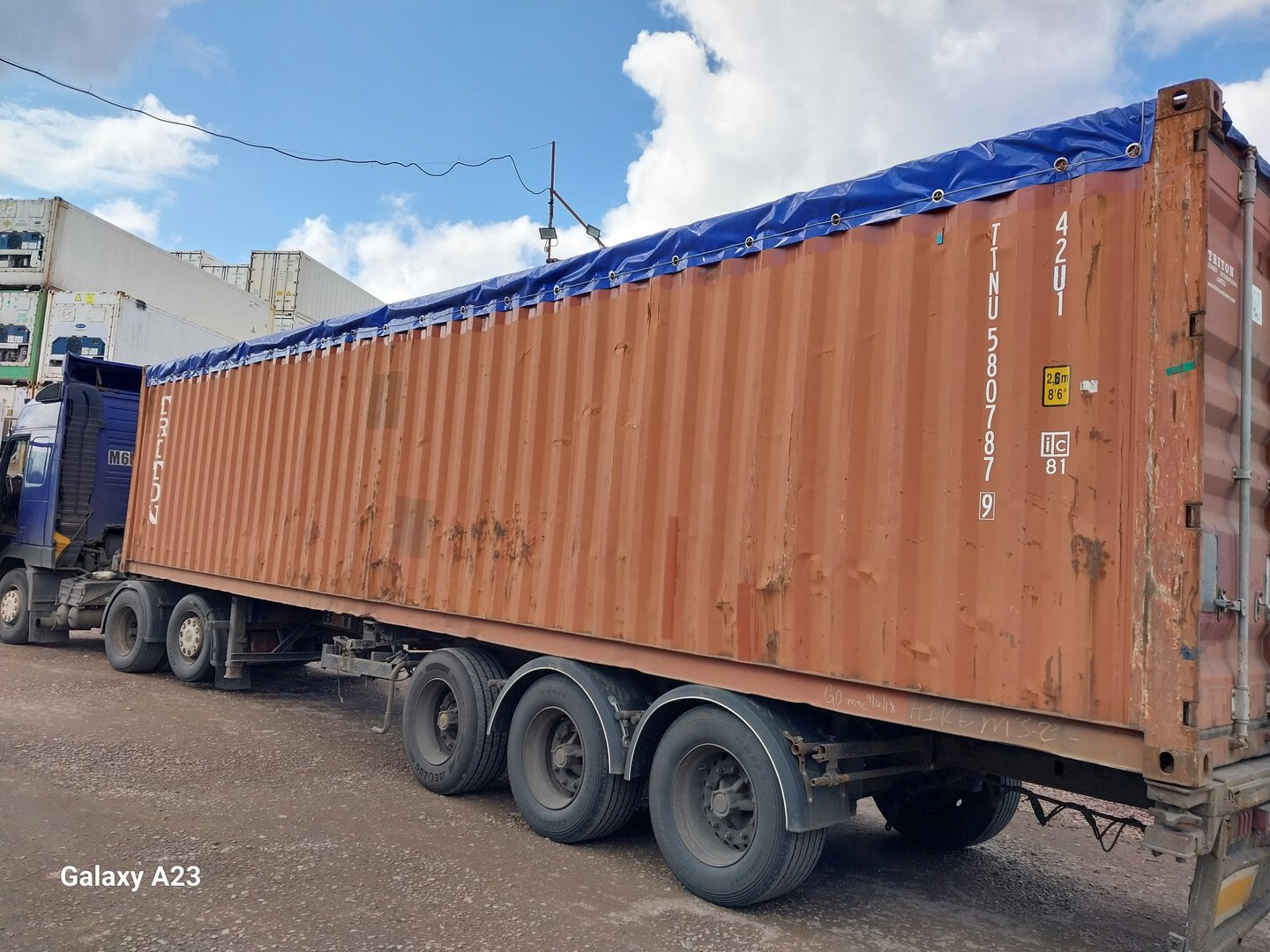 Морской контейнер TTNU5807879