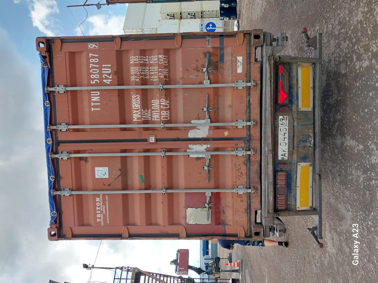 Морской контейнер TTNU5807879