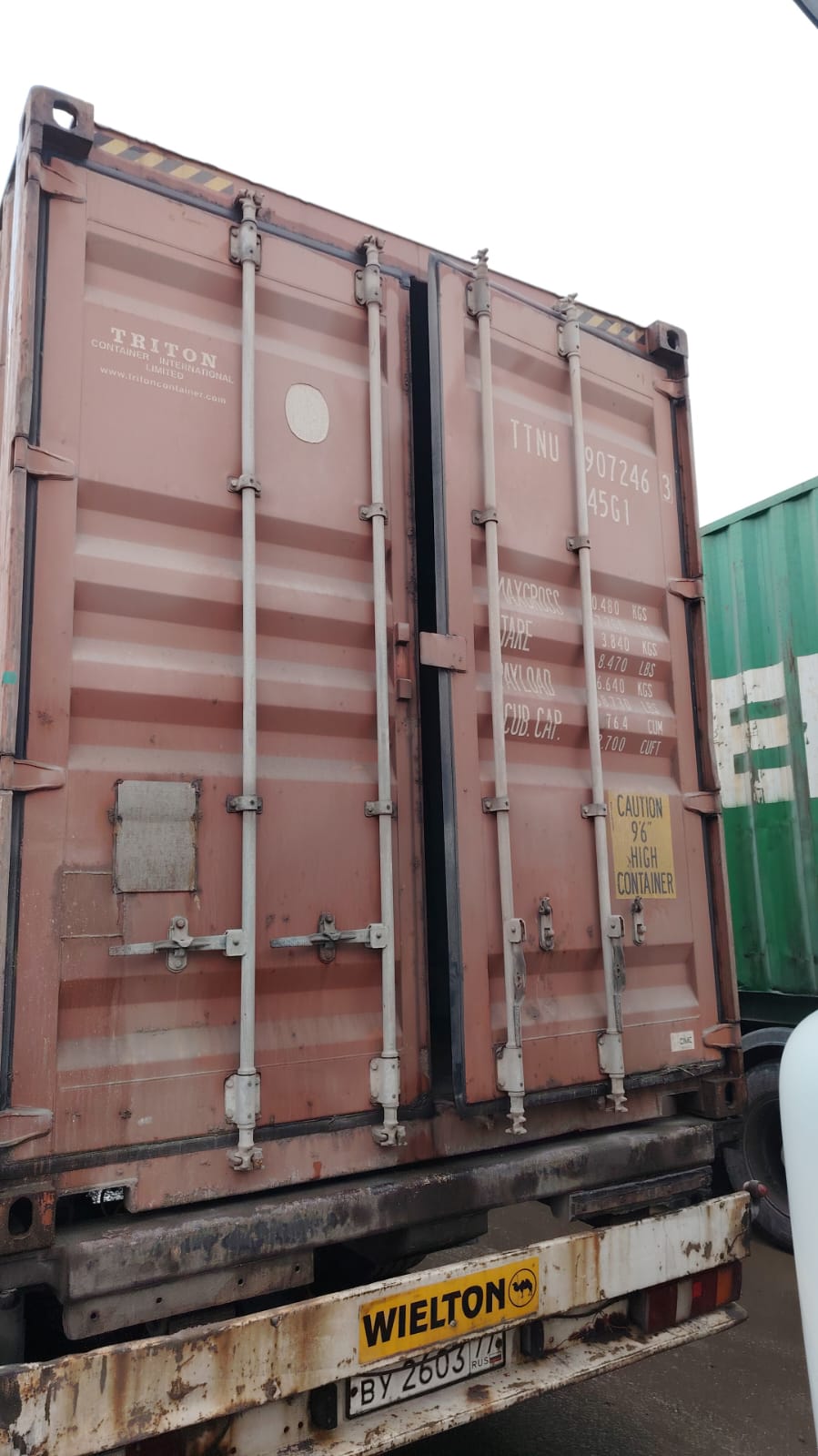 Морской контейнер TTNU9072463
