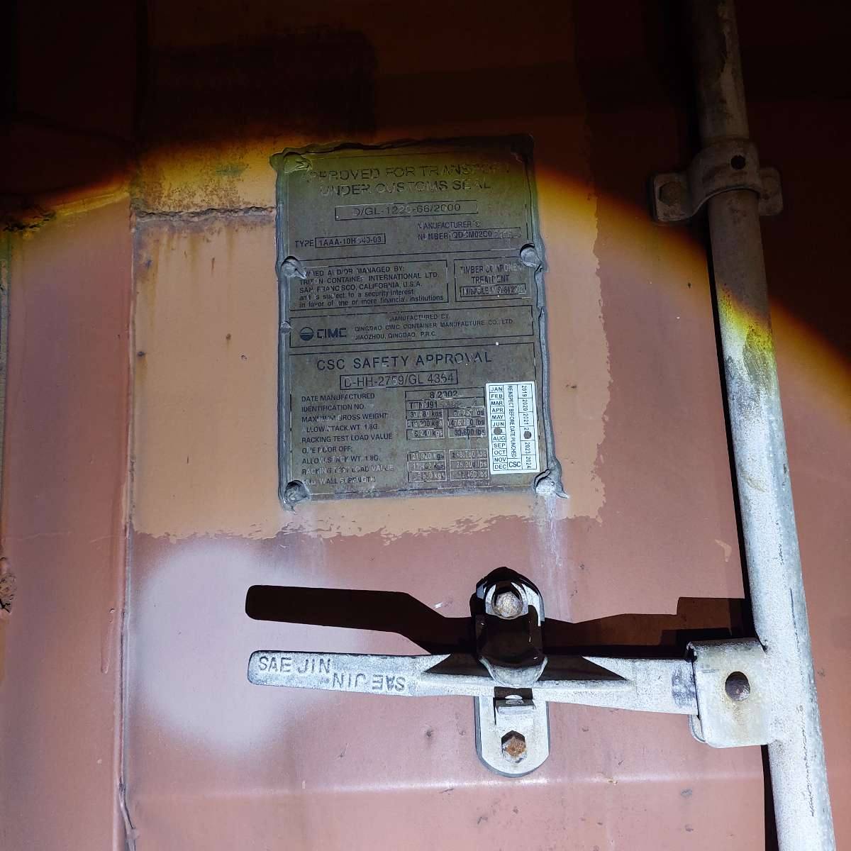 Морской контейнер TTNU9134924