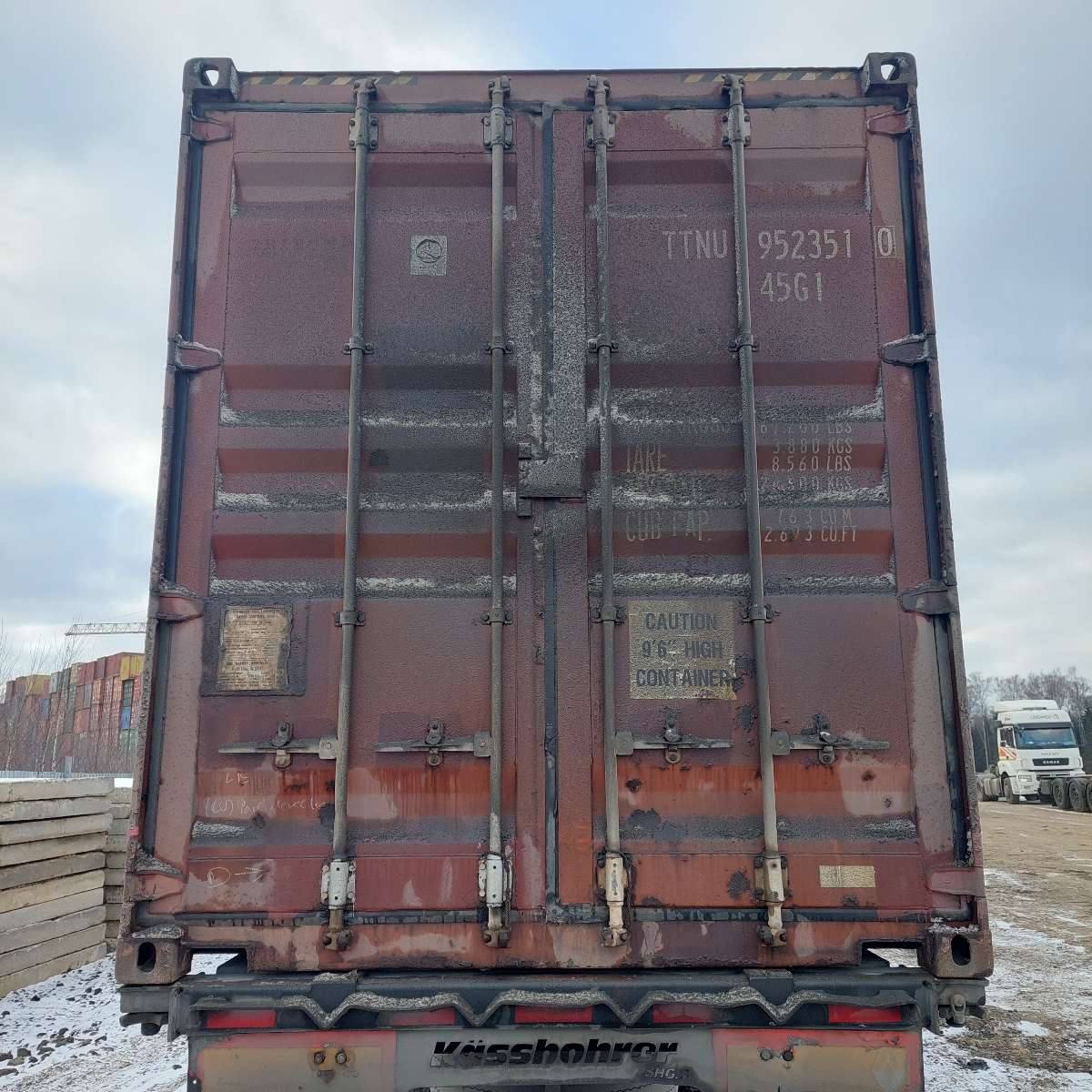 Морской контейнер TTNU9523510