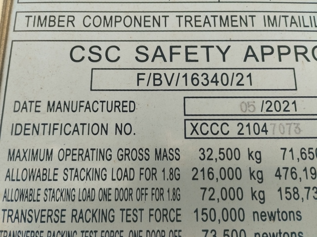 Морской контейнер TWLU0190125