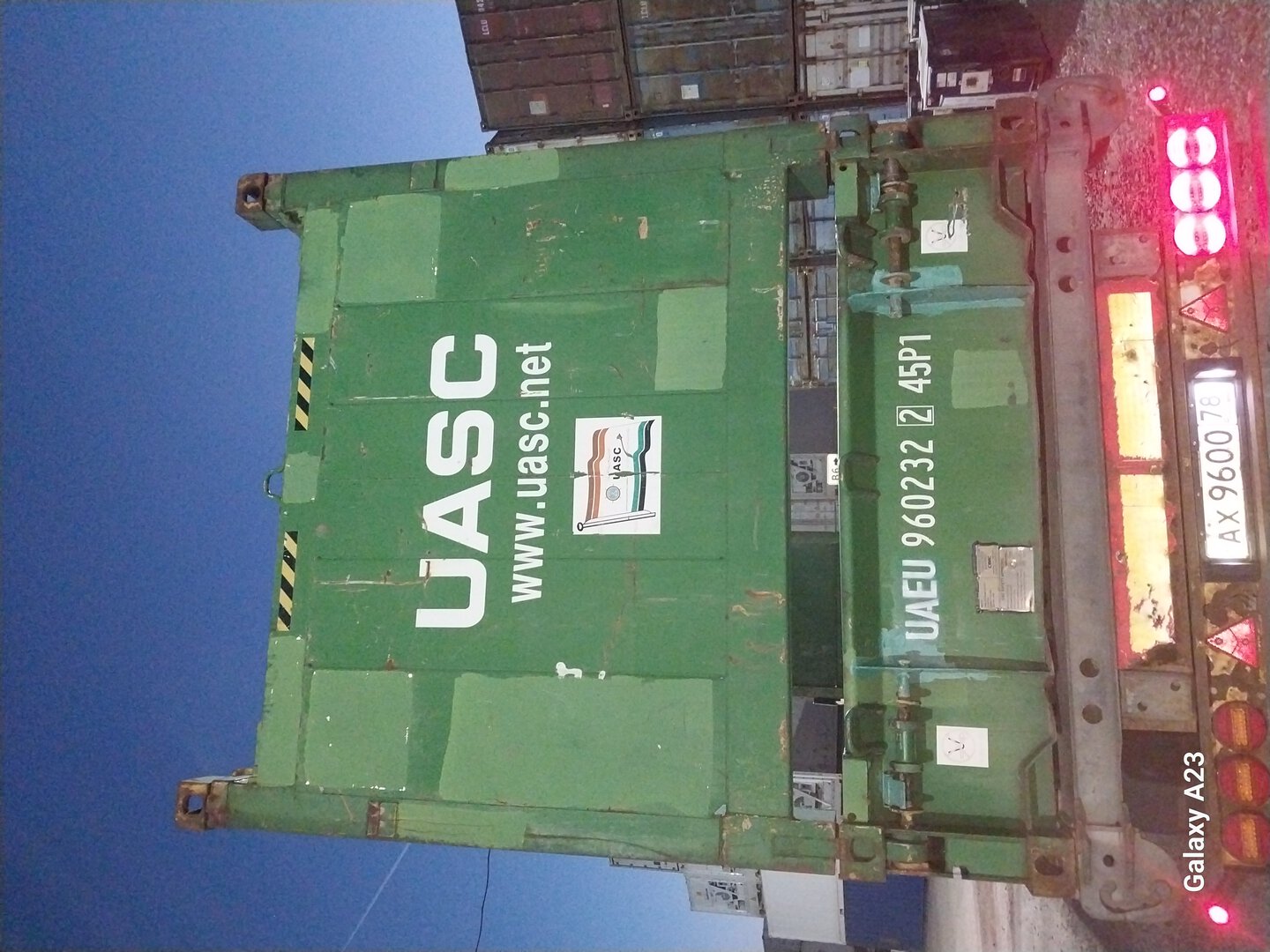 Морской контейнер UAEU9602322