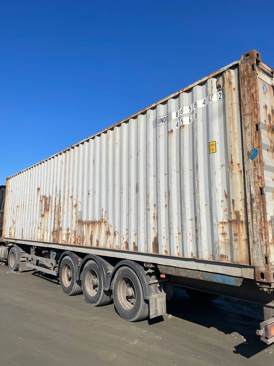 Морской контейнер UNDU8658402