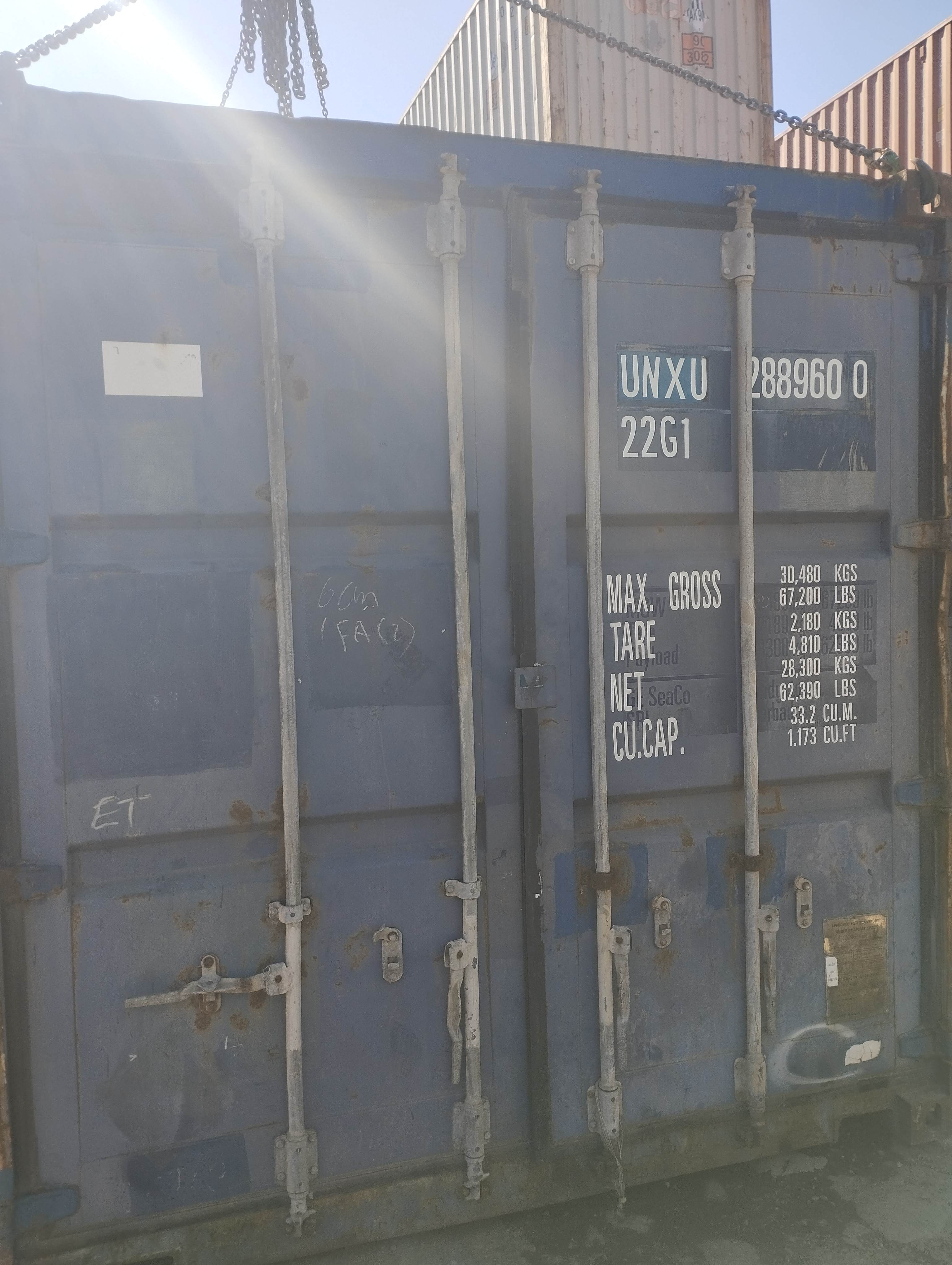 Морской контейнер UNXU2889600