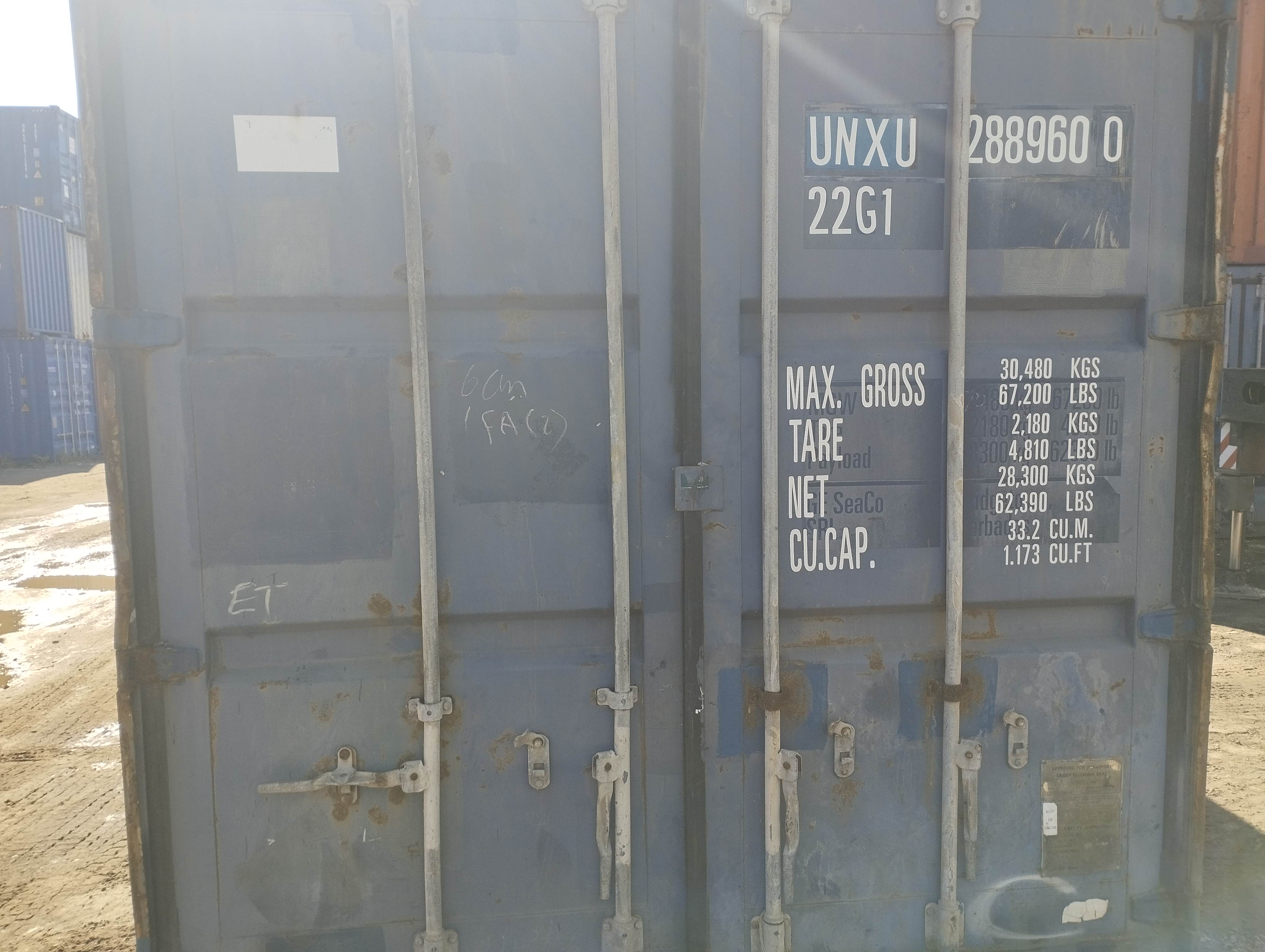 Морской контейнер UNXU2889600