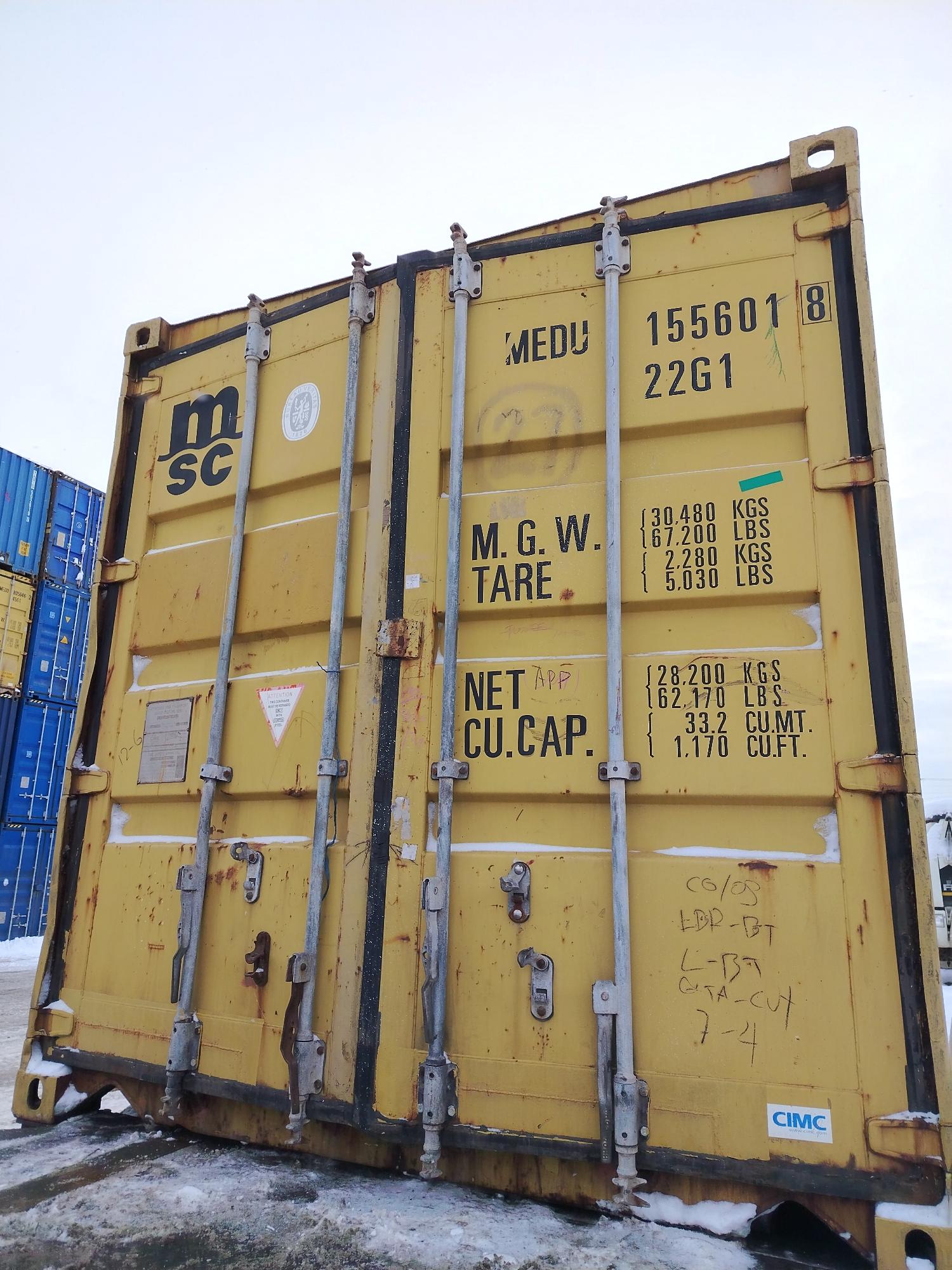 Морской контейнер WEDU2319833