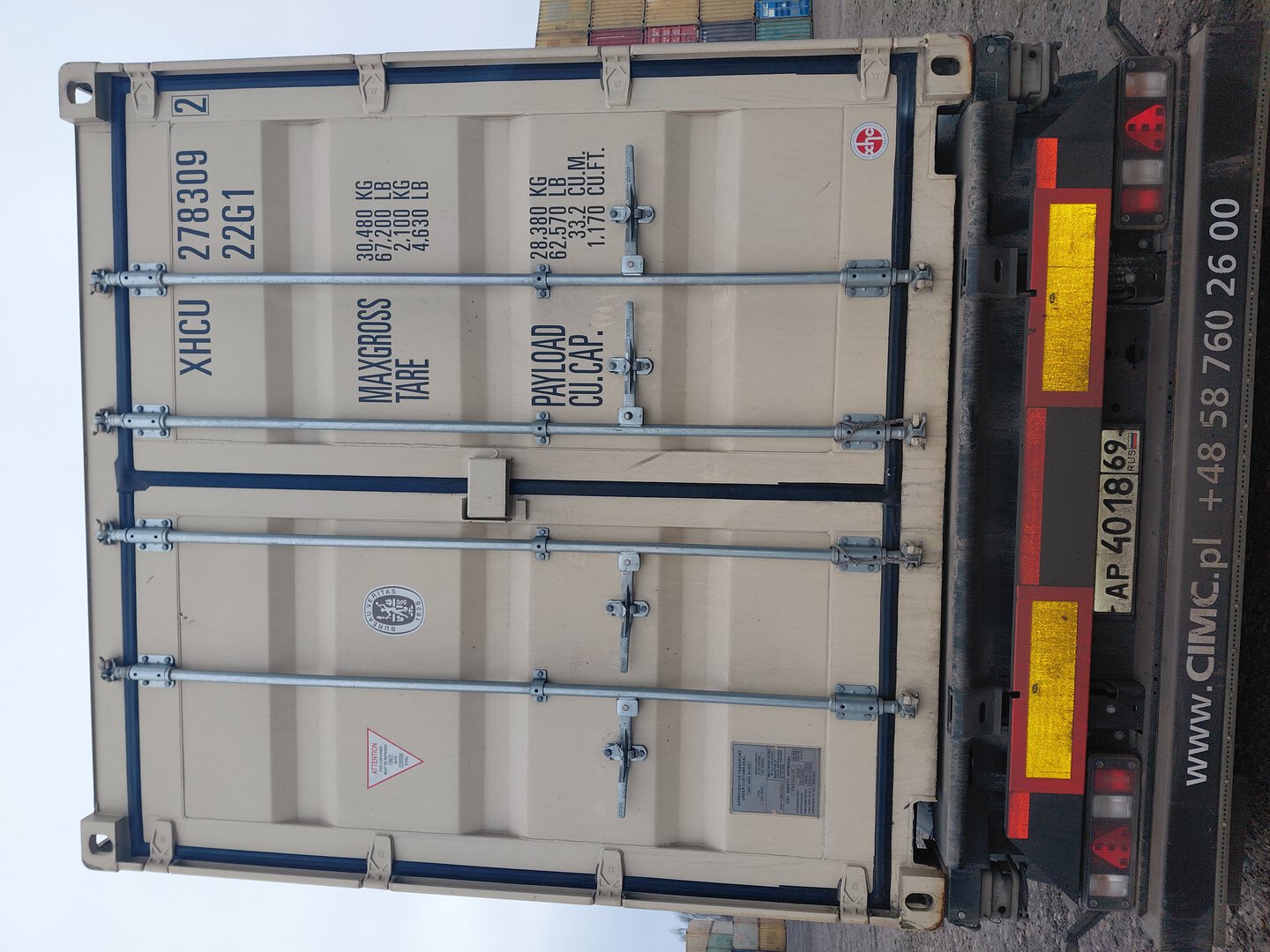 Морской контейнер XHCU2783092