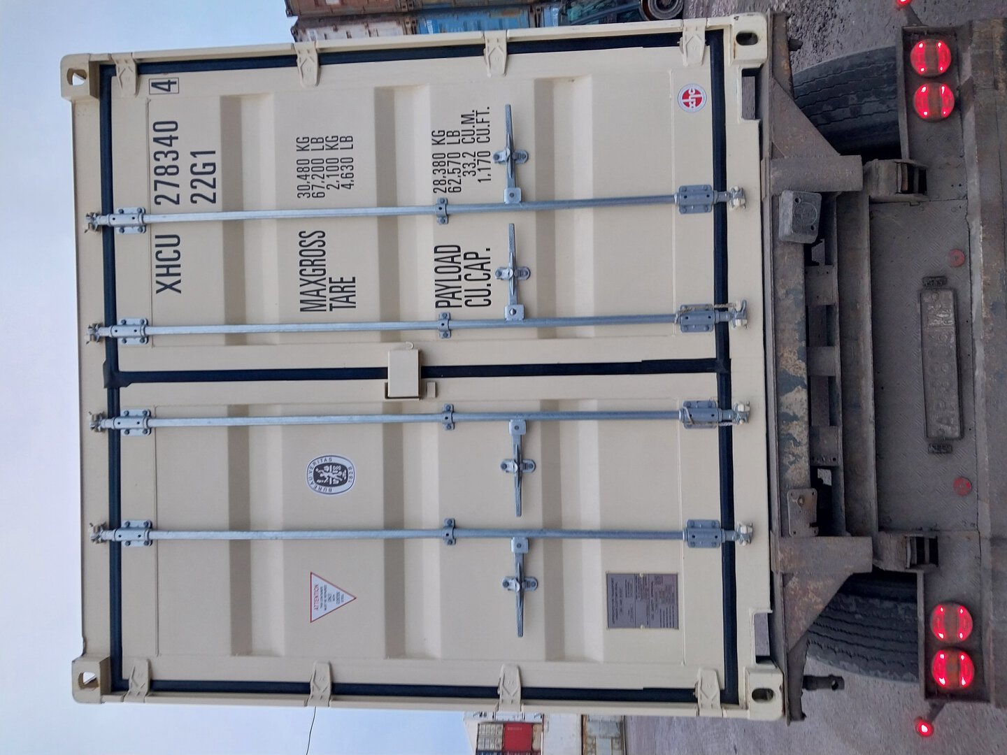 Морской контейнер XHCU2783404