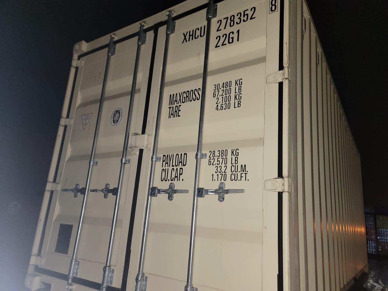 Морской контейнер XHCU2783528