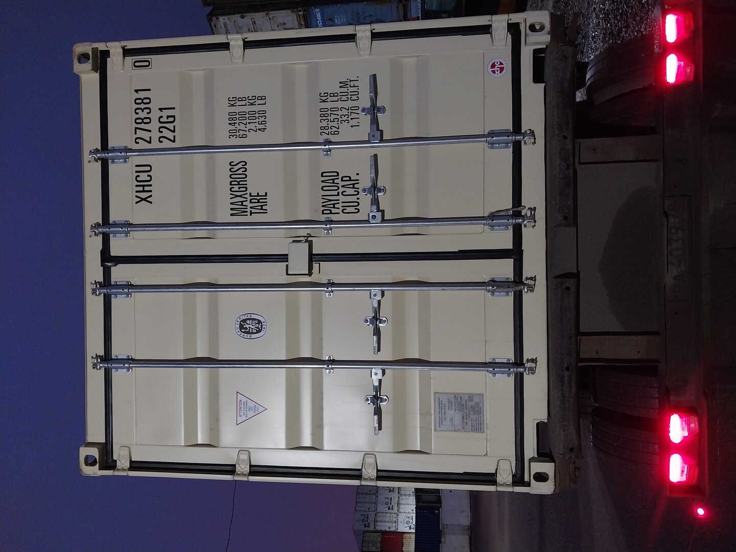 Морской контейнер XHCU2783810