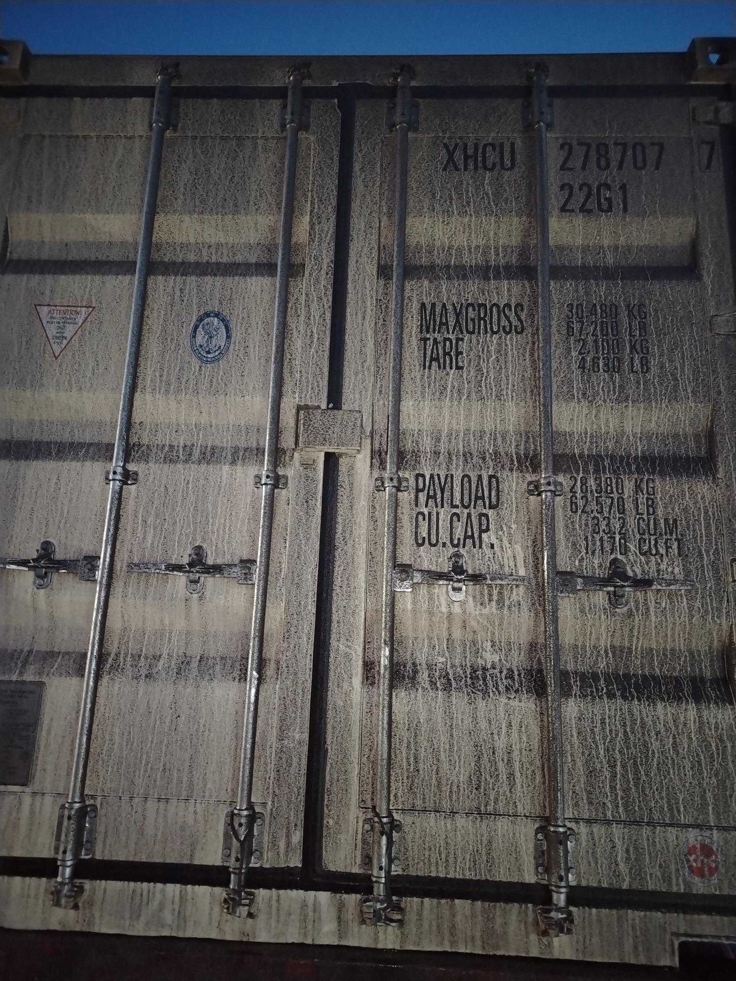 Морской контейнер XHCU2787077