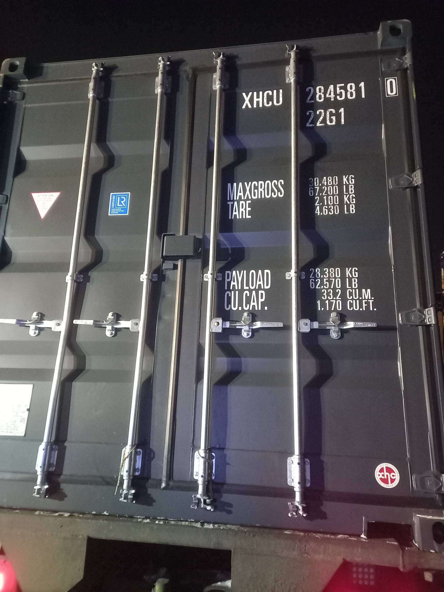 Морской контейнер XHCU2845810
