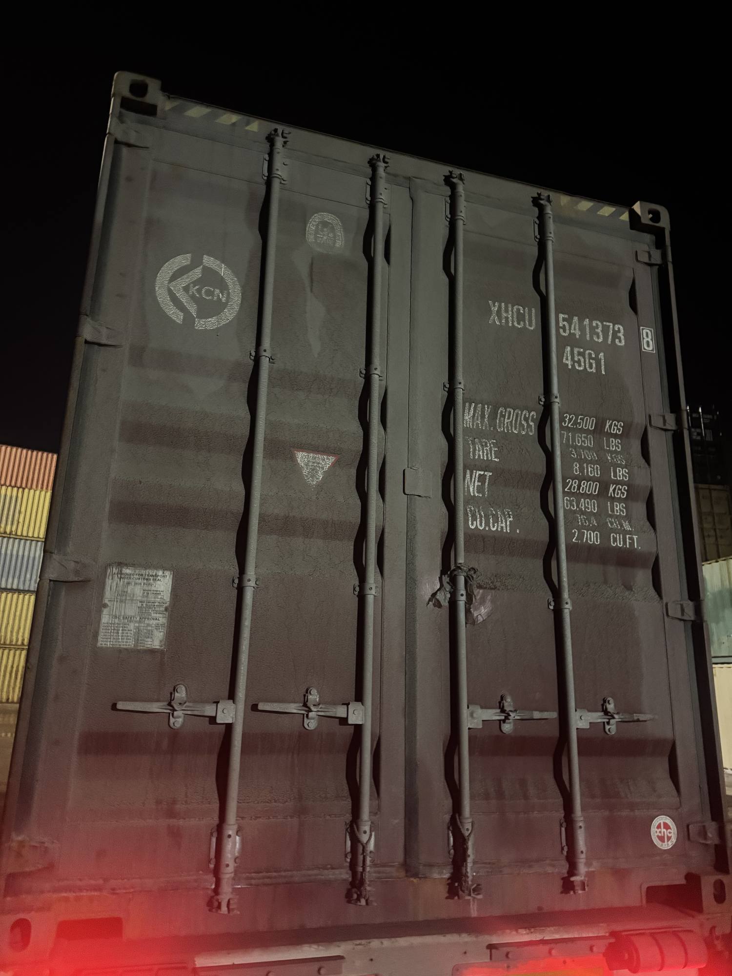 Морской контейнер XHCU5413738