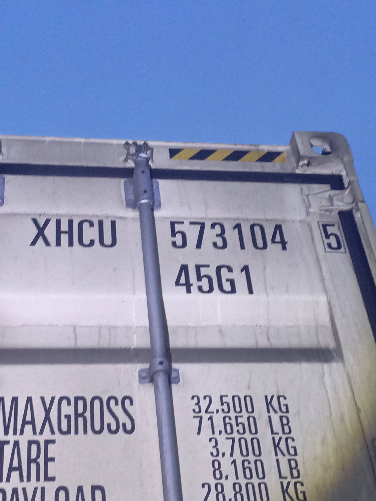 Морской контейнер XHCU5731045