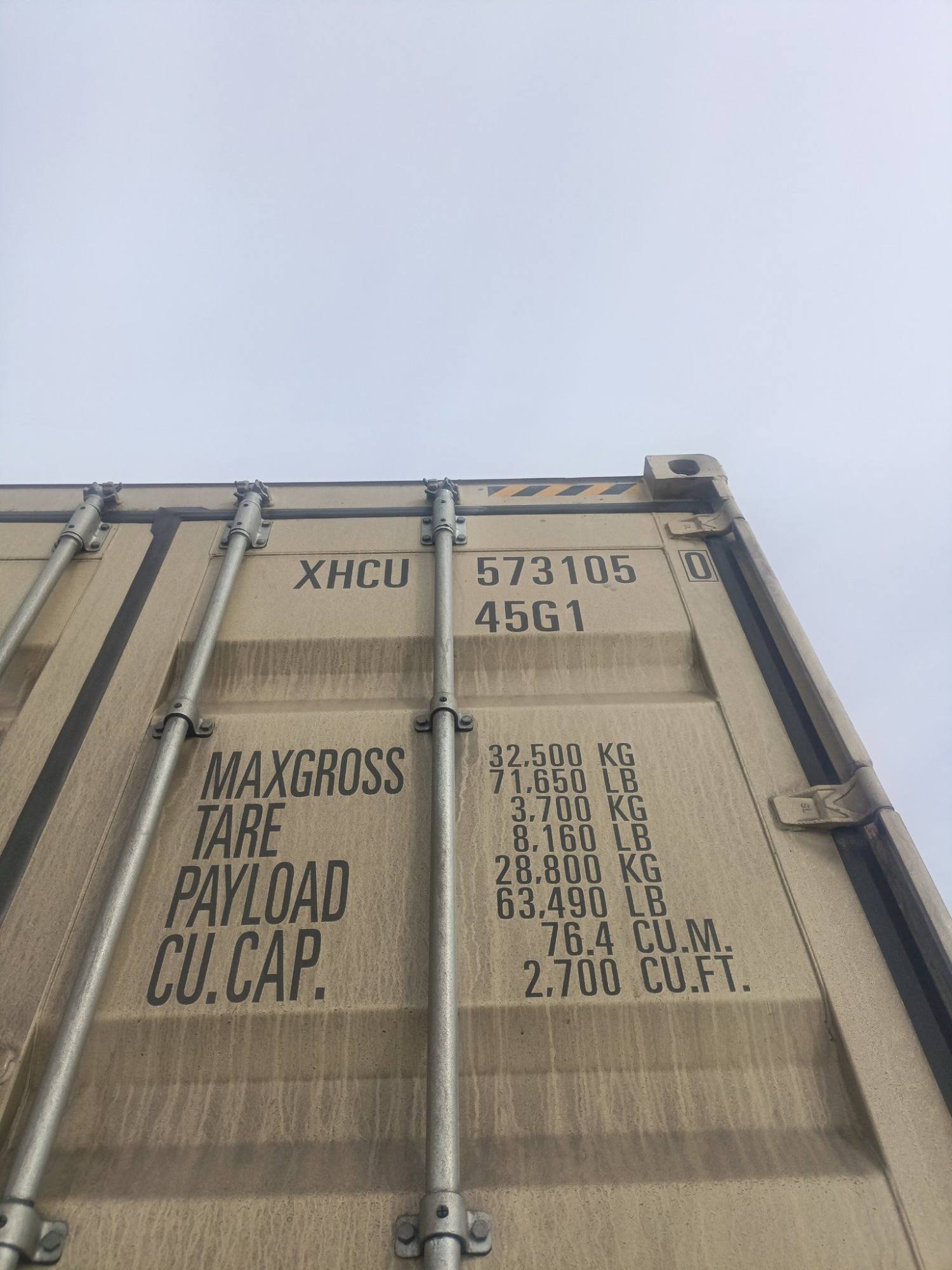 Морской контейнер XHCU5731050