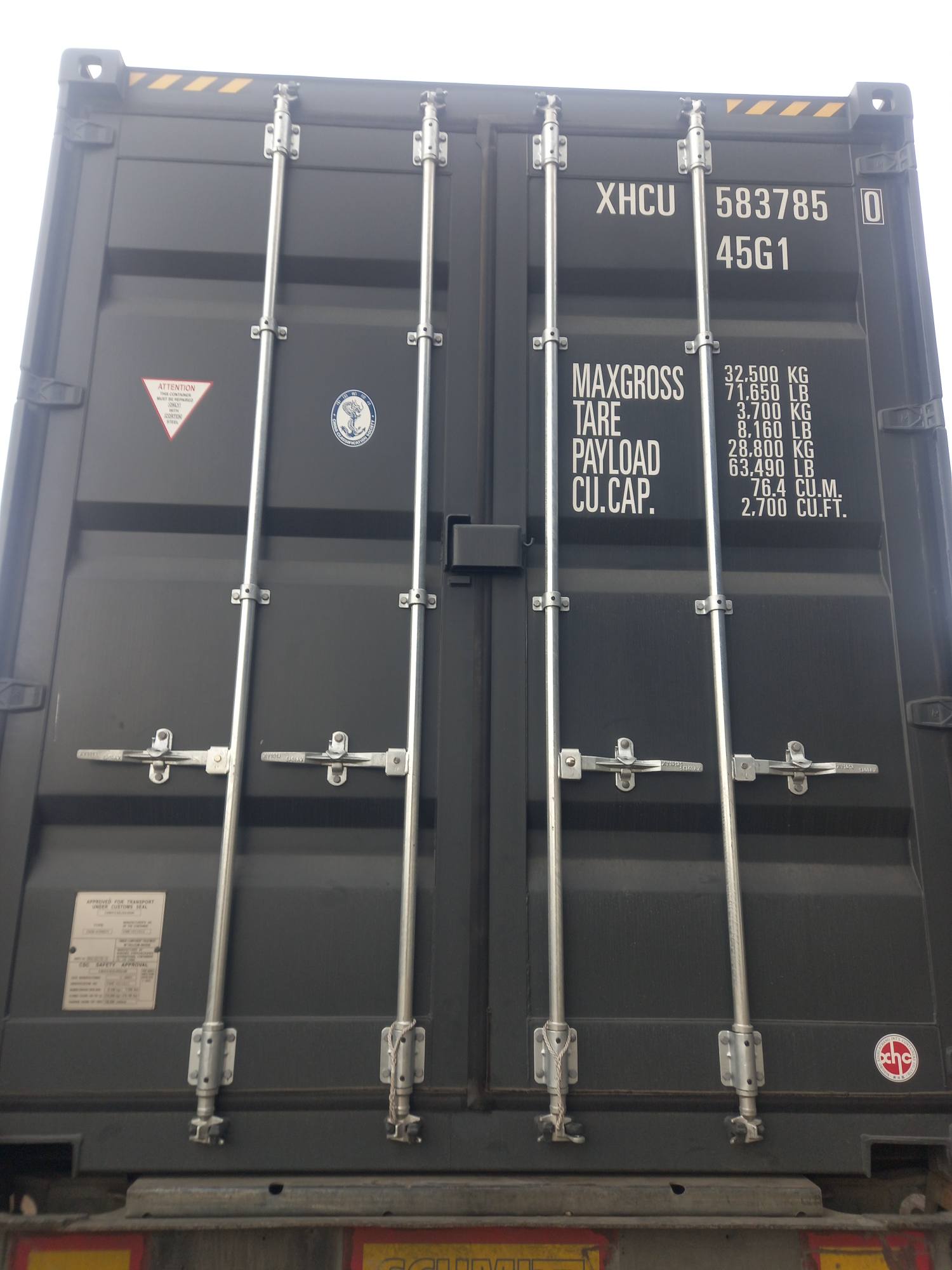 Морской контейнер XHCU5837850