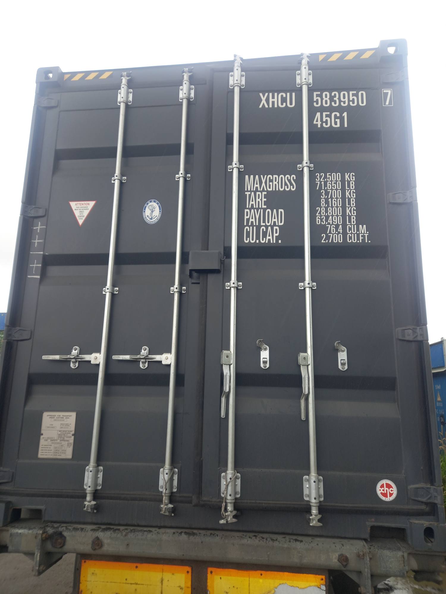 Морской контейнер XHCU5839507