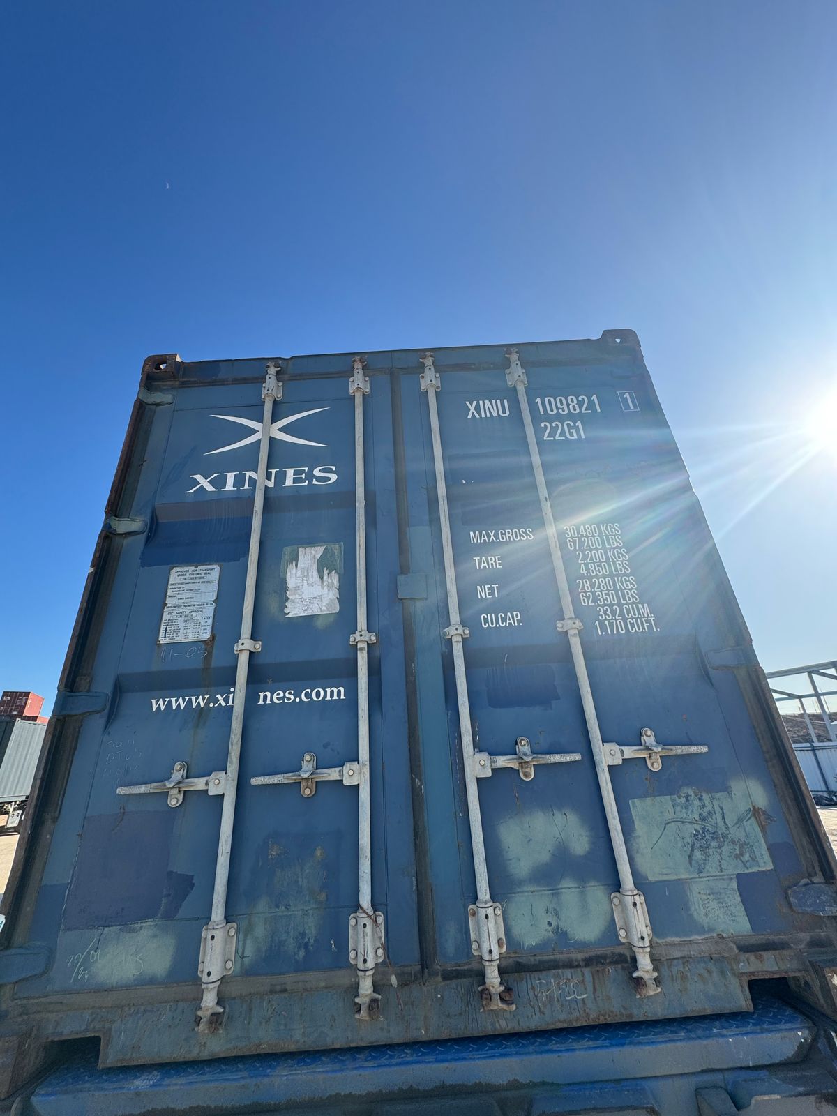 Морской контейнер XINU1098211
